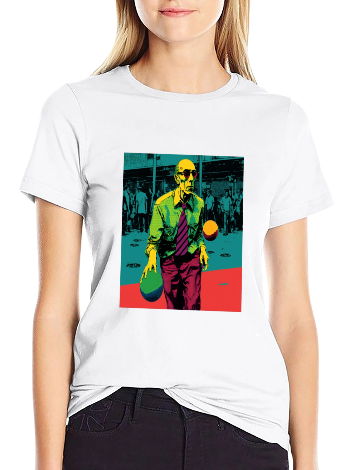 Cool Graphic T-Shirt - Man Juggling Balls