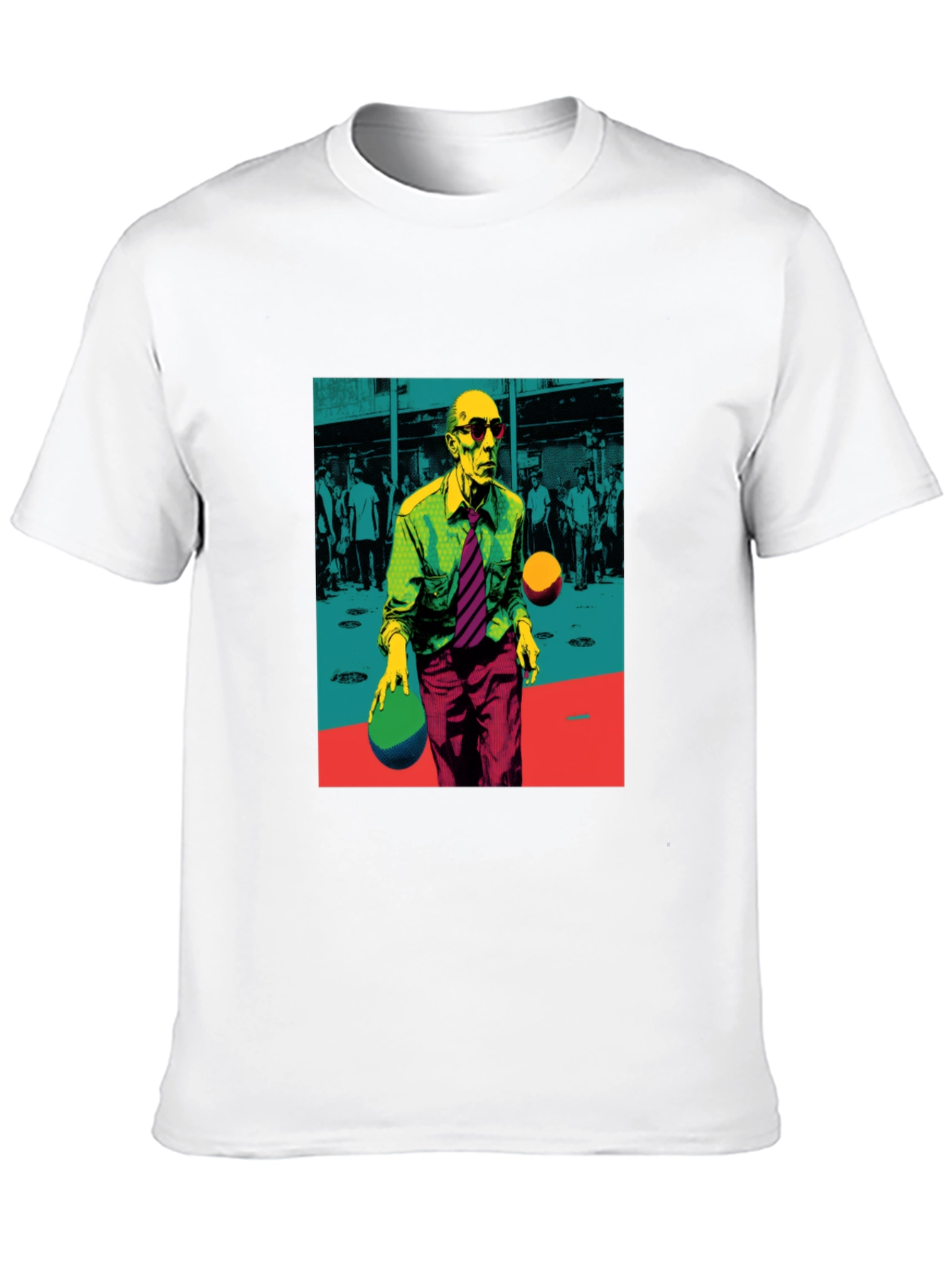 Cool Graphic T-Shirt - Man Juggling Balls