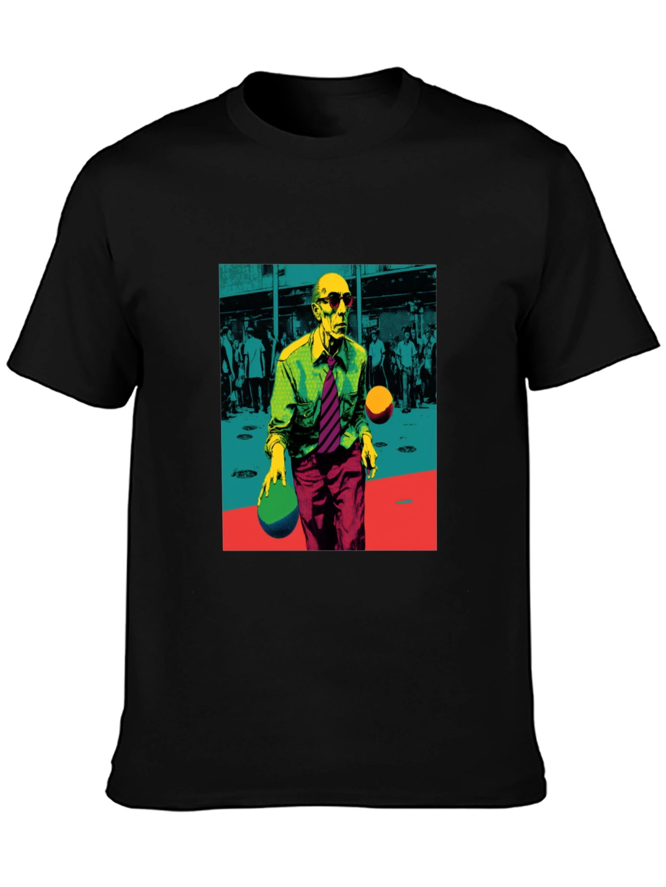 Cool Graphic T-Shirt - Man Juggling Balls