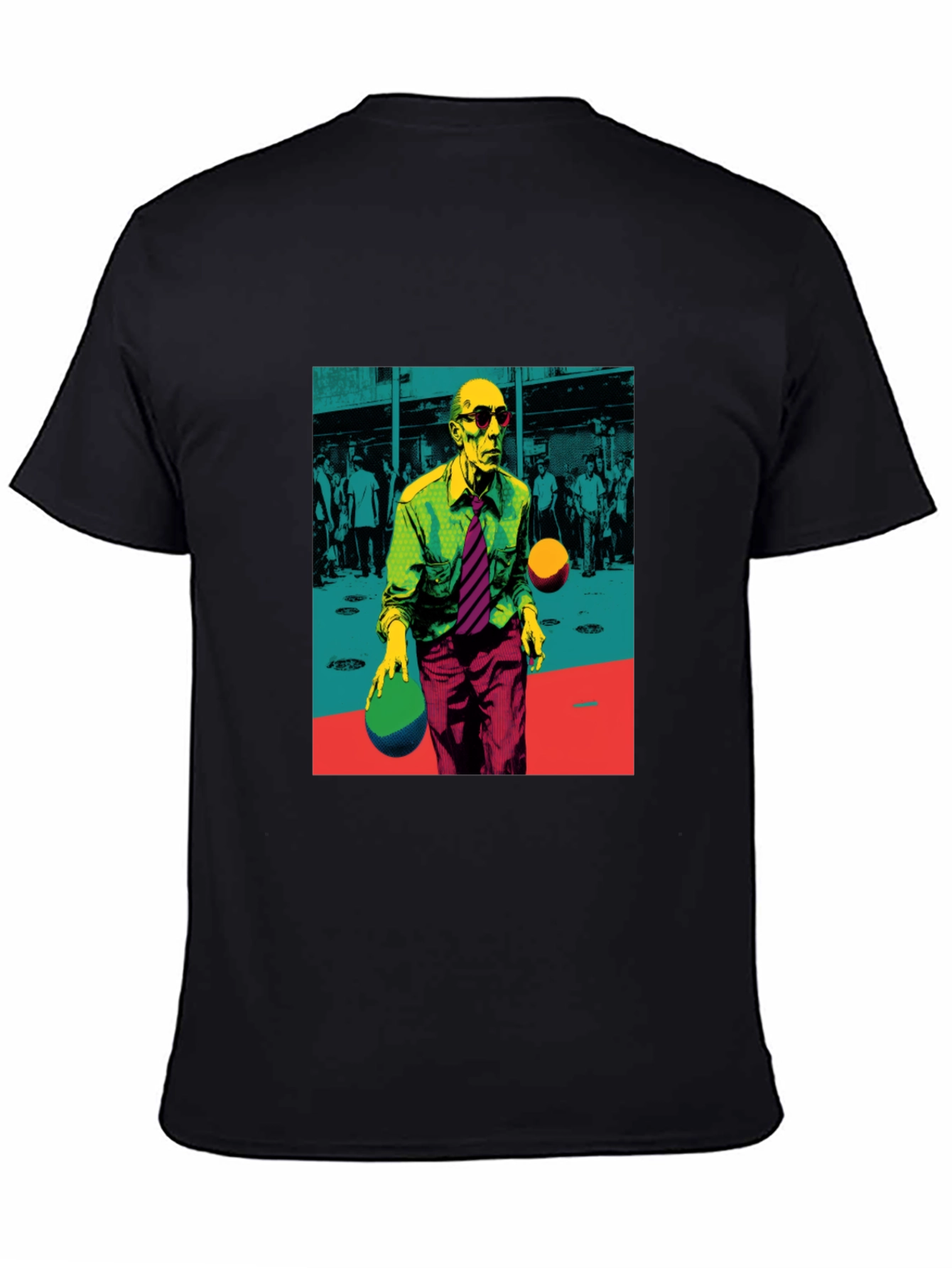 Cool Graphic T-Shirt - Man Juggling Balls