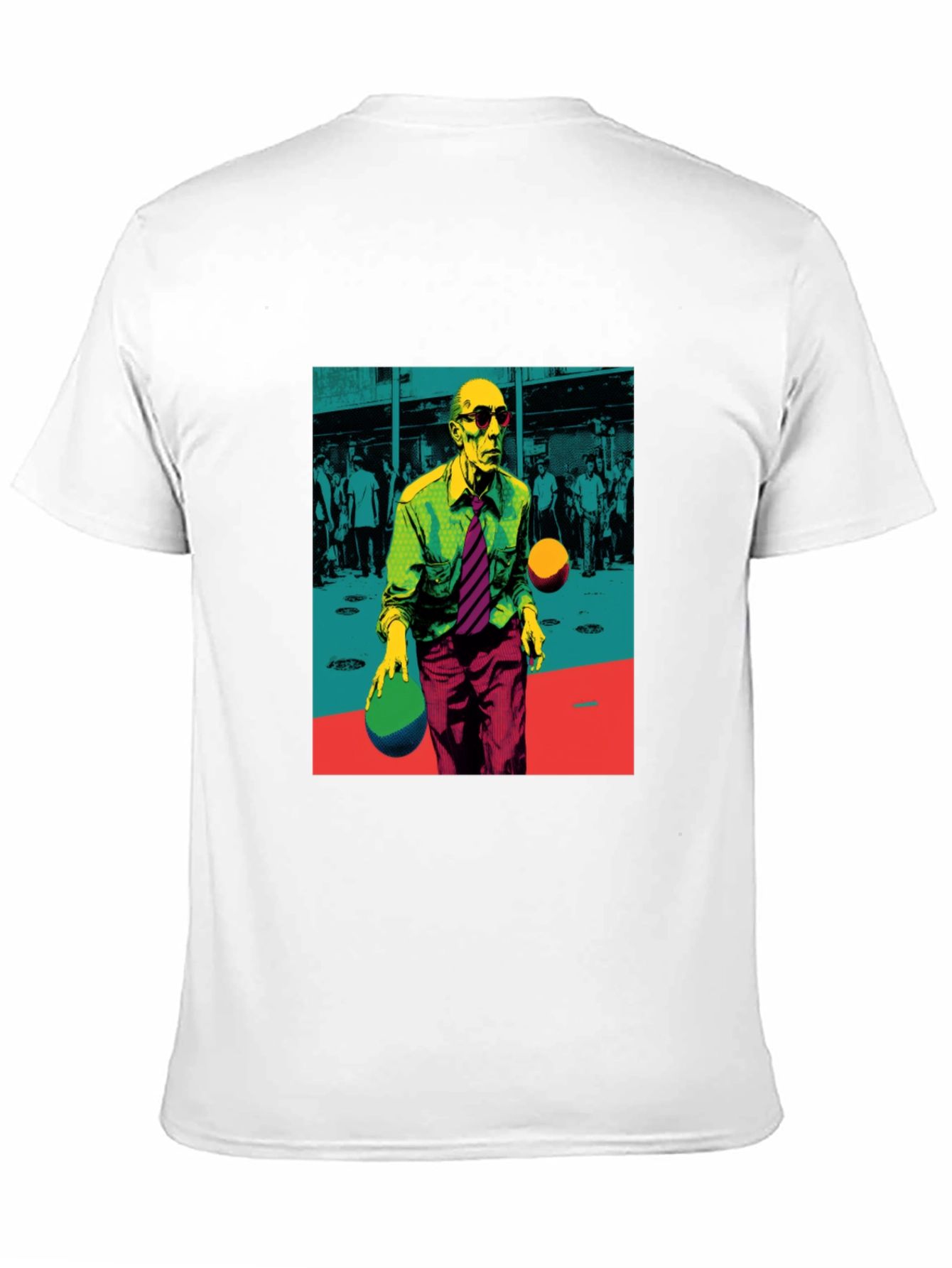 Cool Graphic T-Shirt - Man Juggling Balls