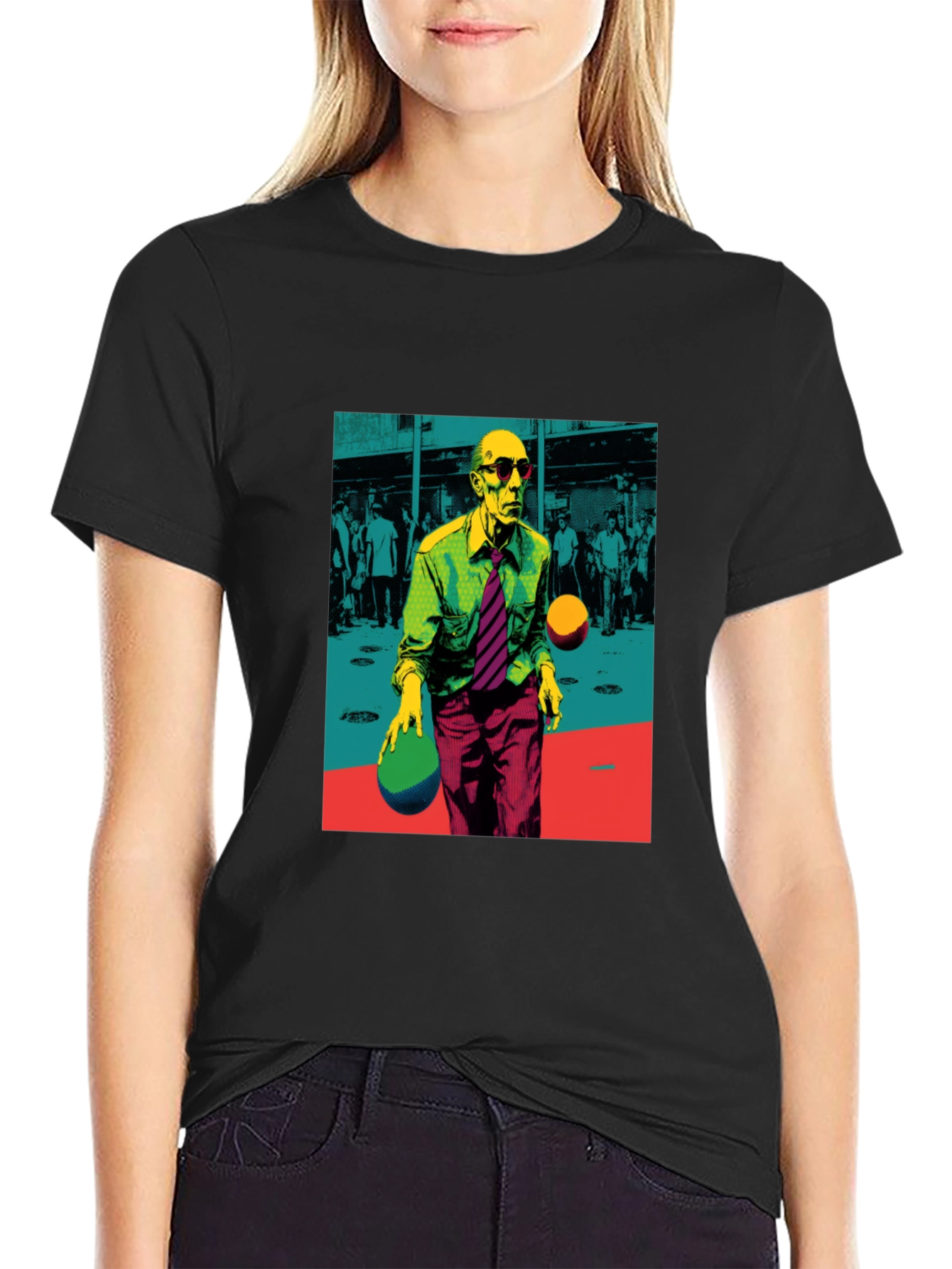 Cool Graphic T-Shirt - Man Juggling Balls