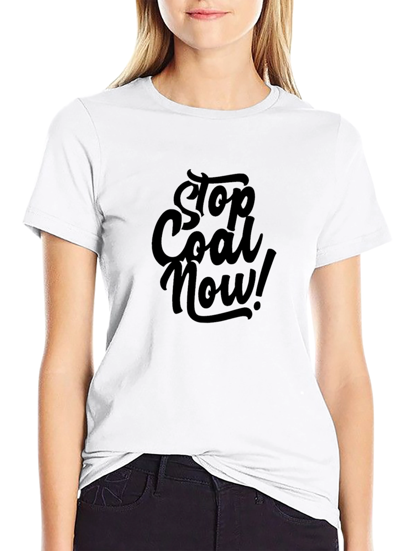 Stop Coal Now Graphic Tee - Black Unisex Shirt
