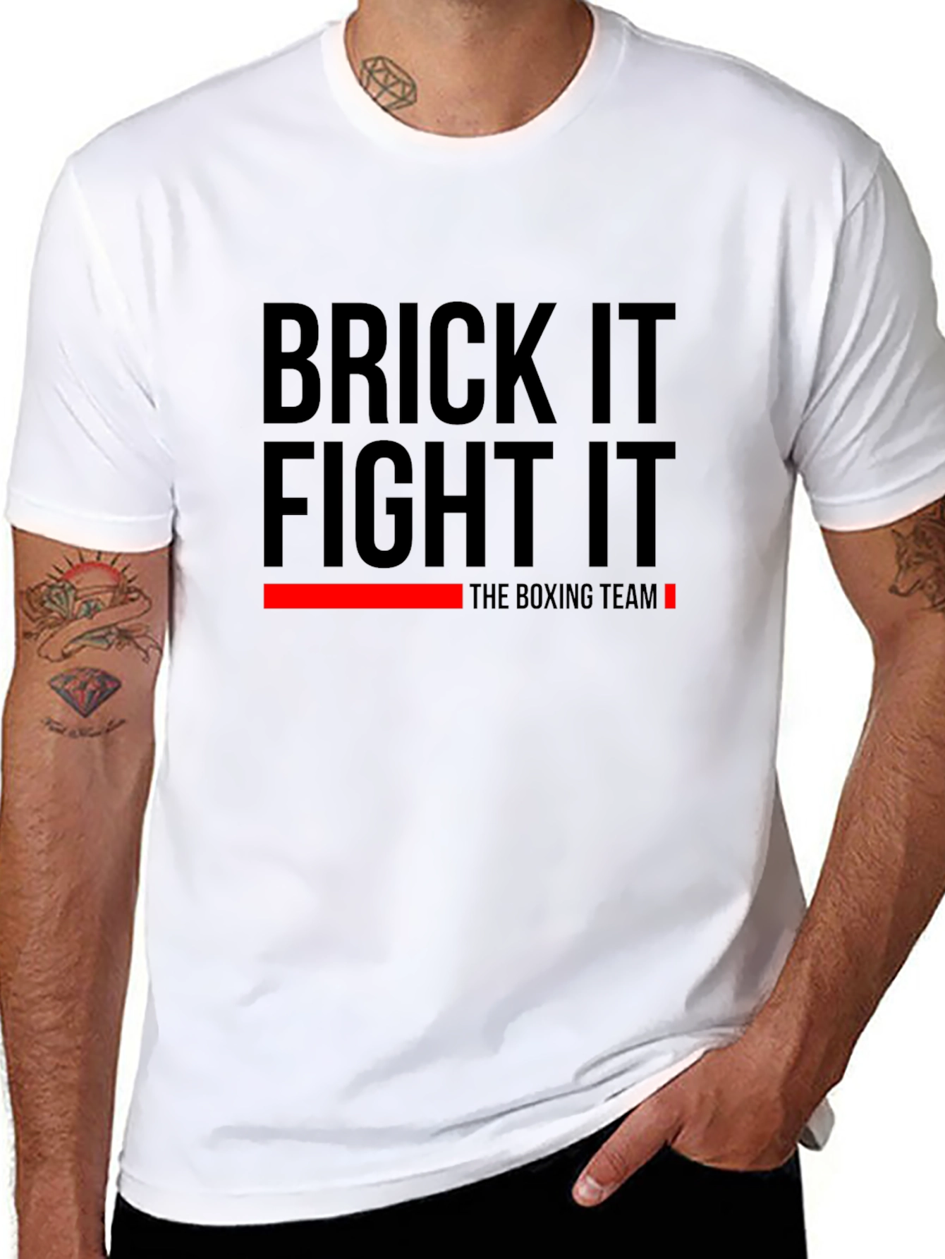 Brick It Fight It Boxing Team Graphic T-Shirt