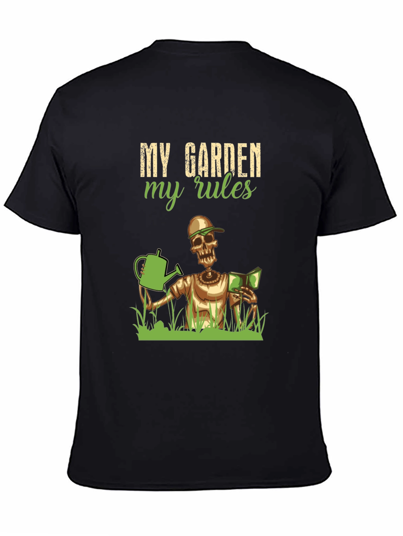 My Garden My Rules T-Shirt - Gardening Skeleton