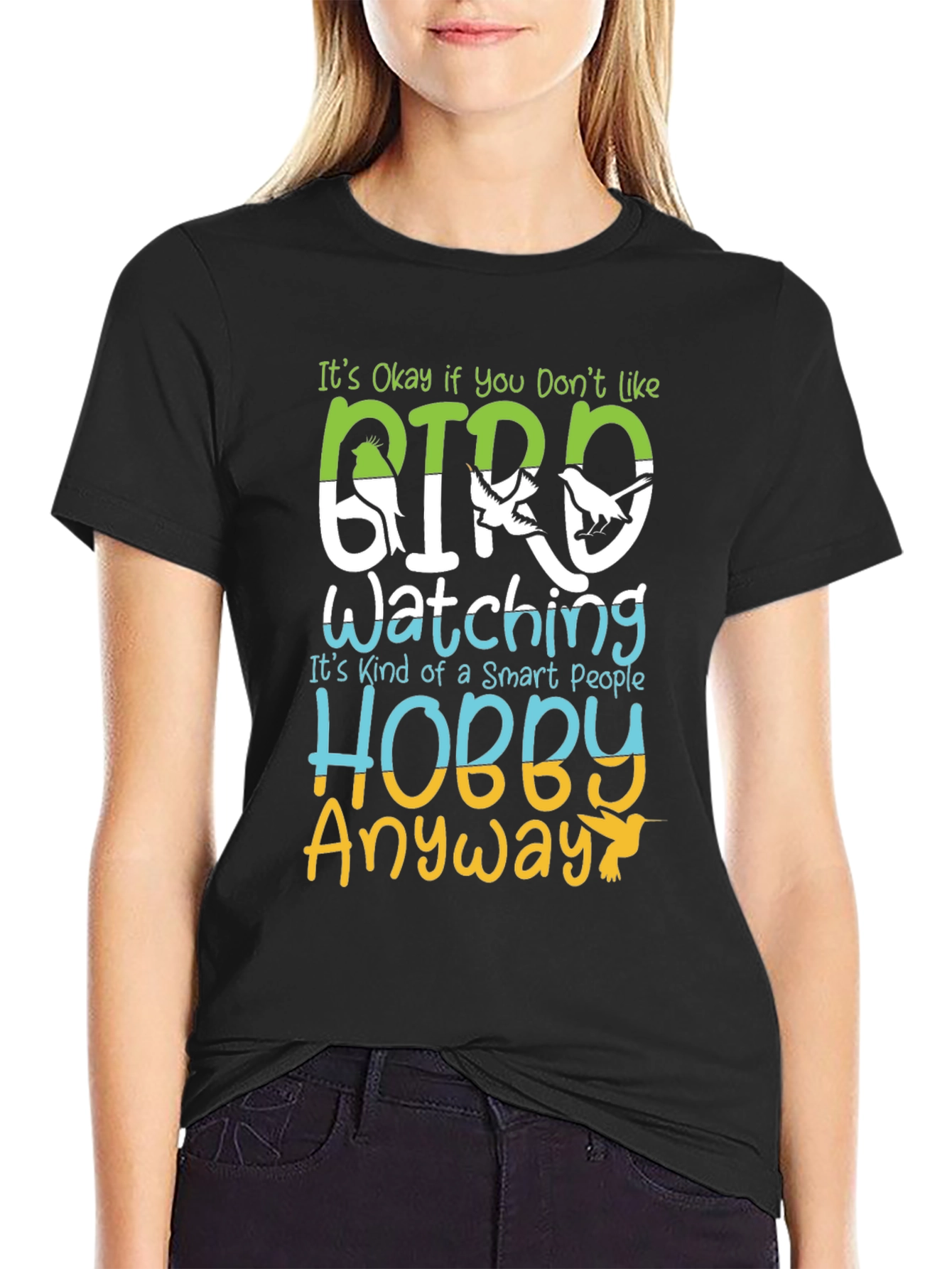 Bird Watching Hobby T-Shirt - Smart People Anyway Tee