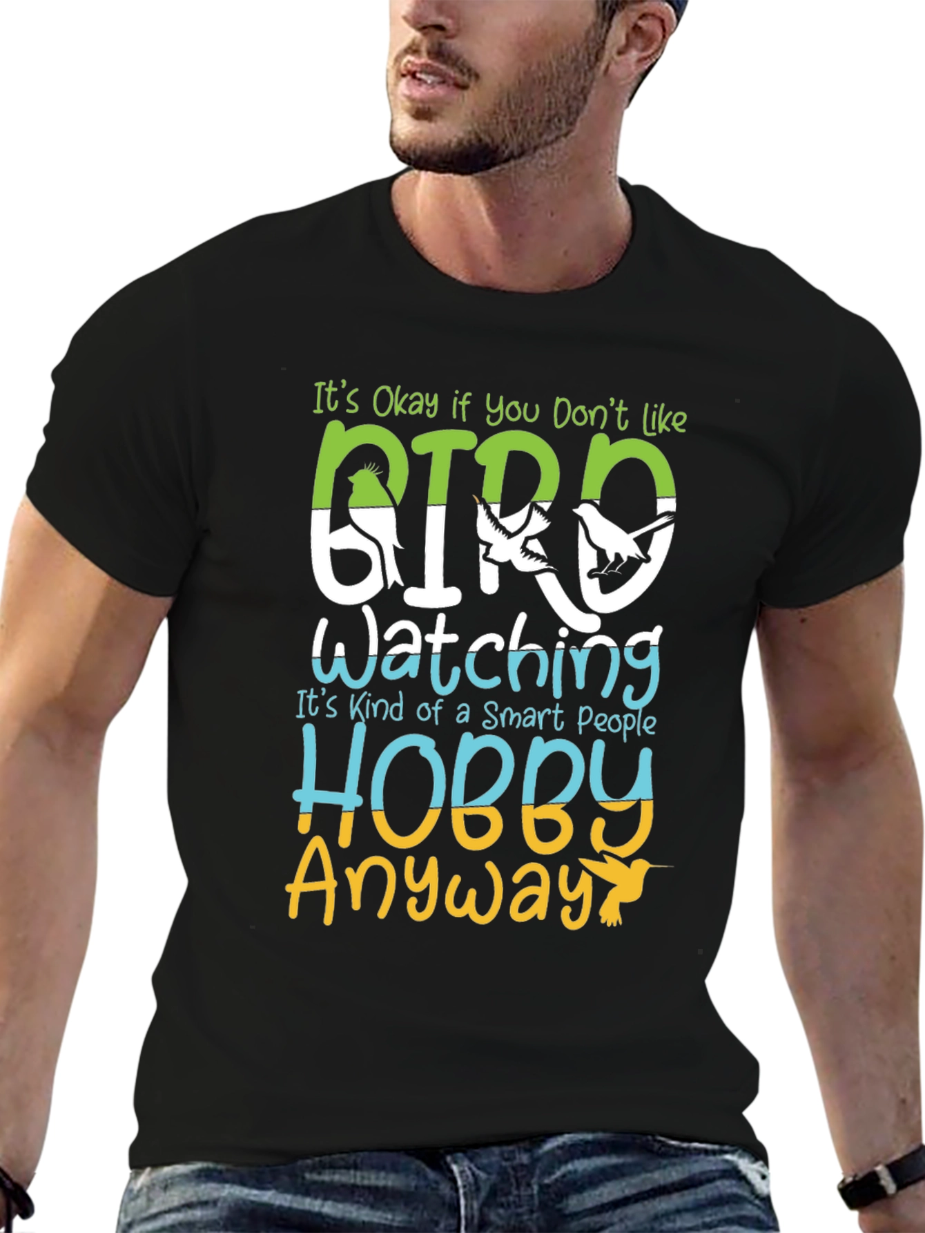 Bird Watching Hobby T-Shirt - Smart People Anyway Tee