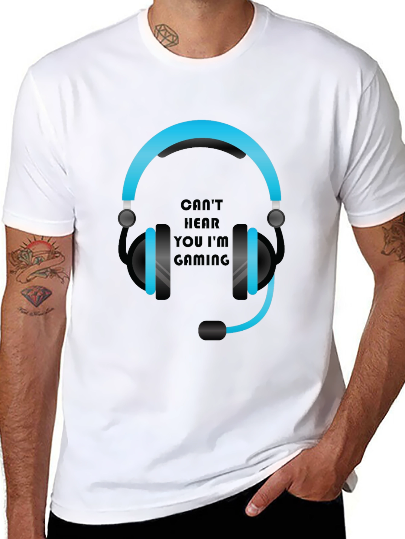 Gaming Headset T-Shirt - Gamer Apparel