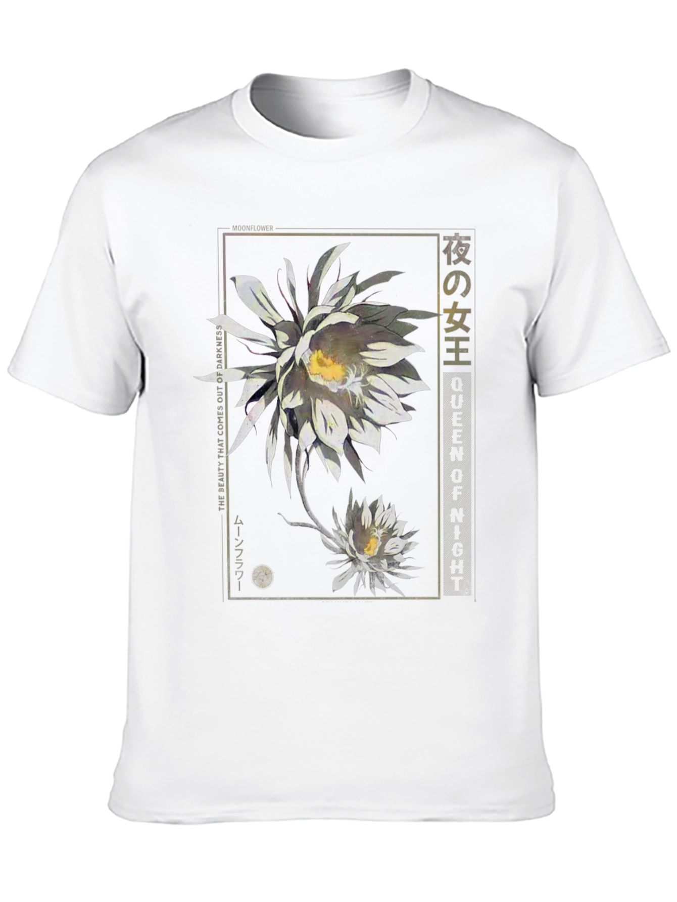 Queen of the Night Moonflower Graphic T-Shirt