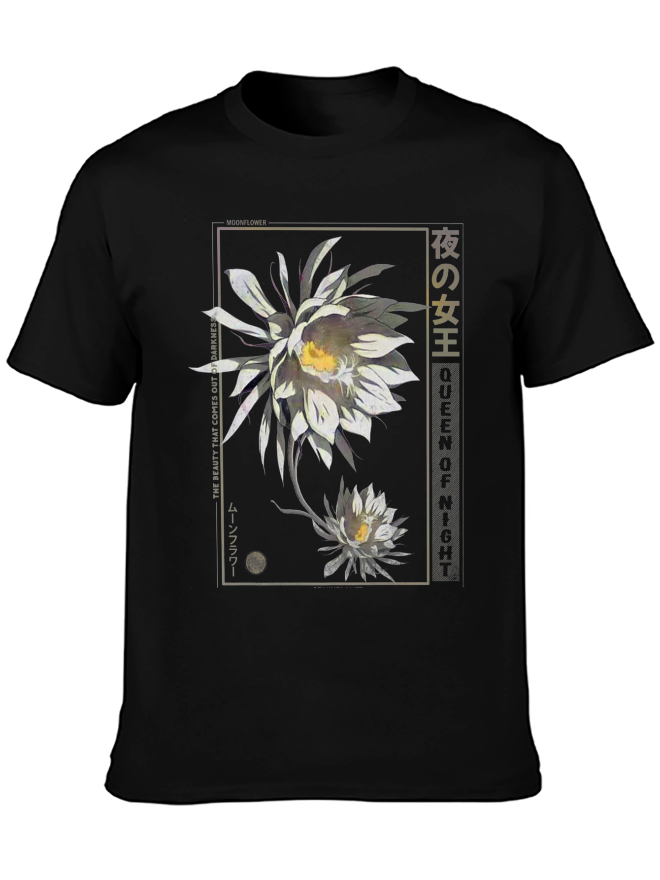 Queen of the Night Moonflower Graphic T-Shirt