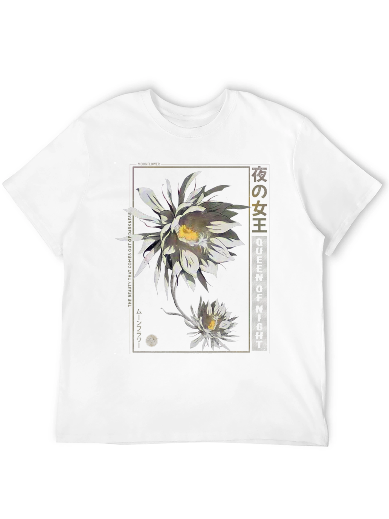 Queen of the Night Moonflower Graphic T-Shirt