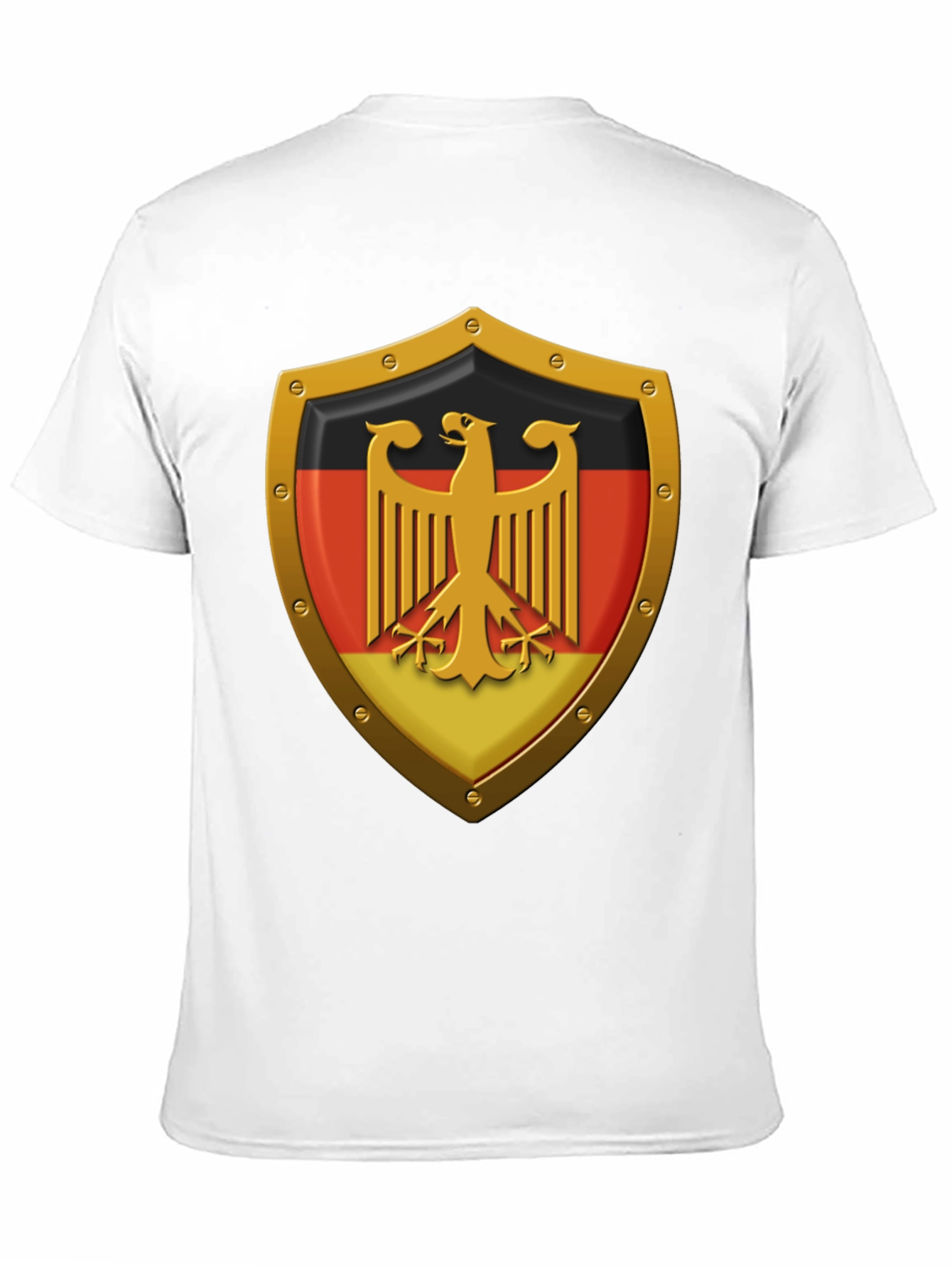 German Eagle Shield Graphic T-Shirt - Black