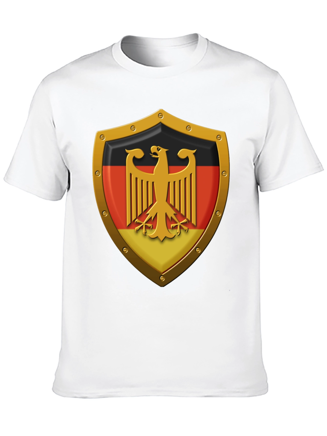 German Eagle Shield Graphic T-Shirt - Black