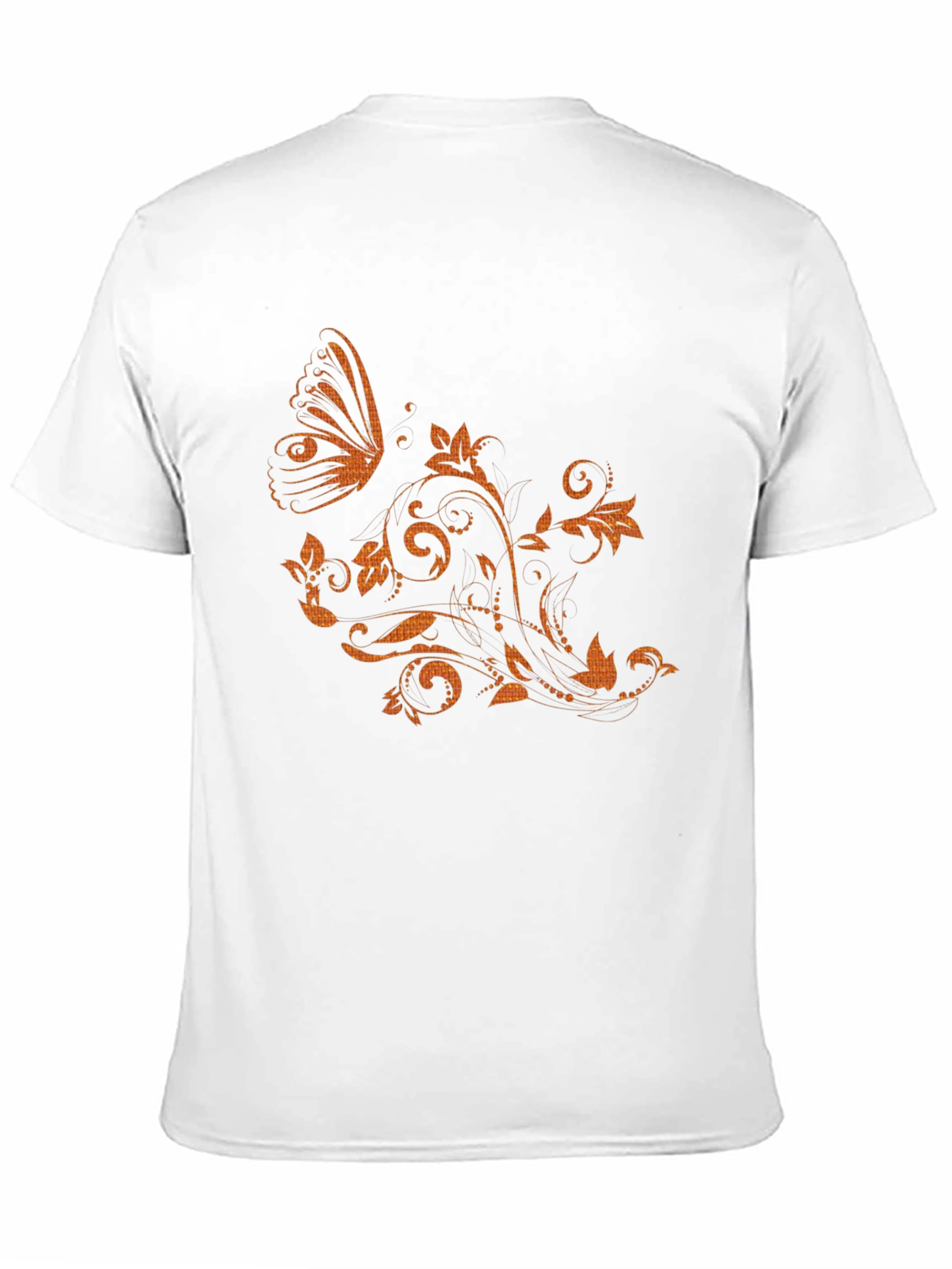 Black Butterfly Floral Graphic Tee