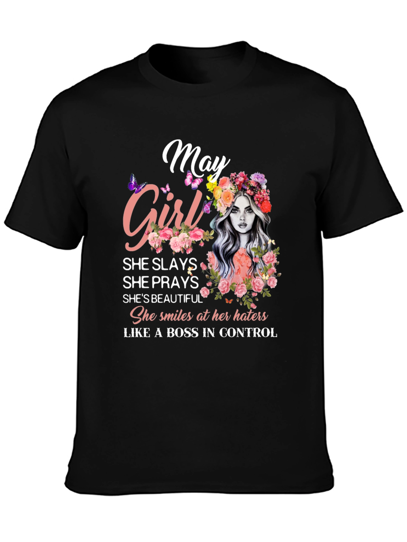 May Girl T-Shirt - Birthday Gift for Women