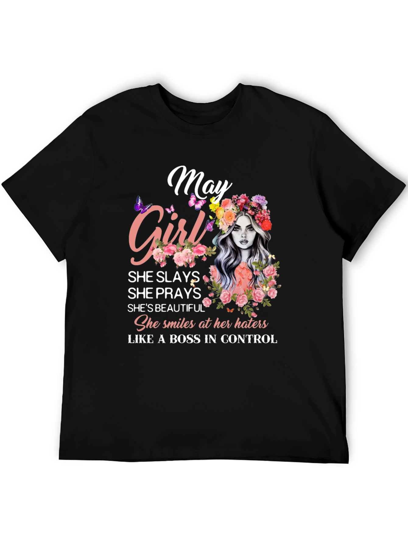 May Girl T-Shirt - Birthday Gift for Women