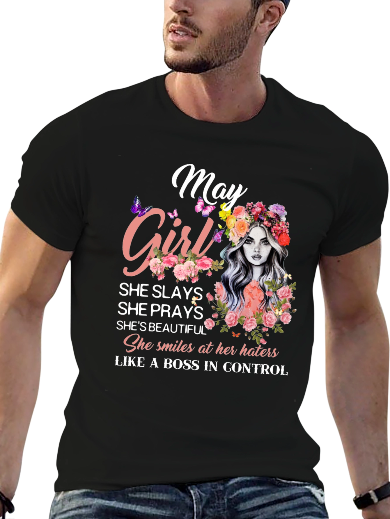 May Girl T-Shirt - Birthday Gift for Women