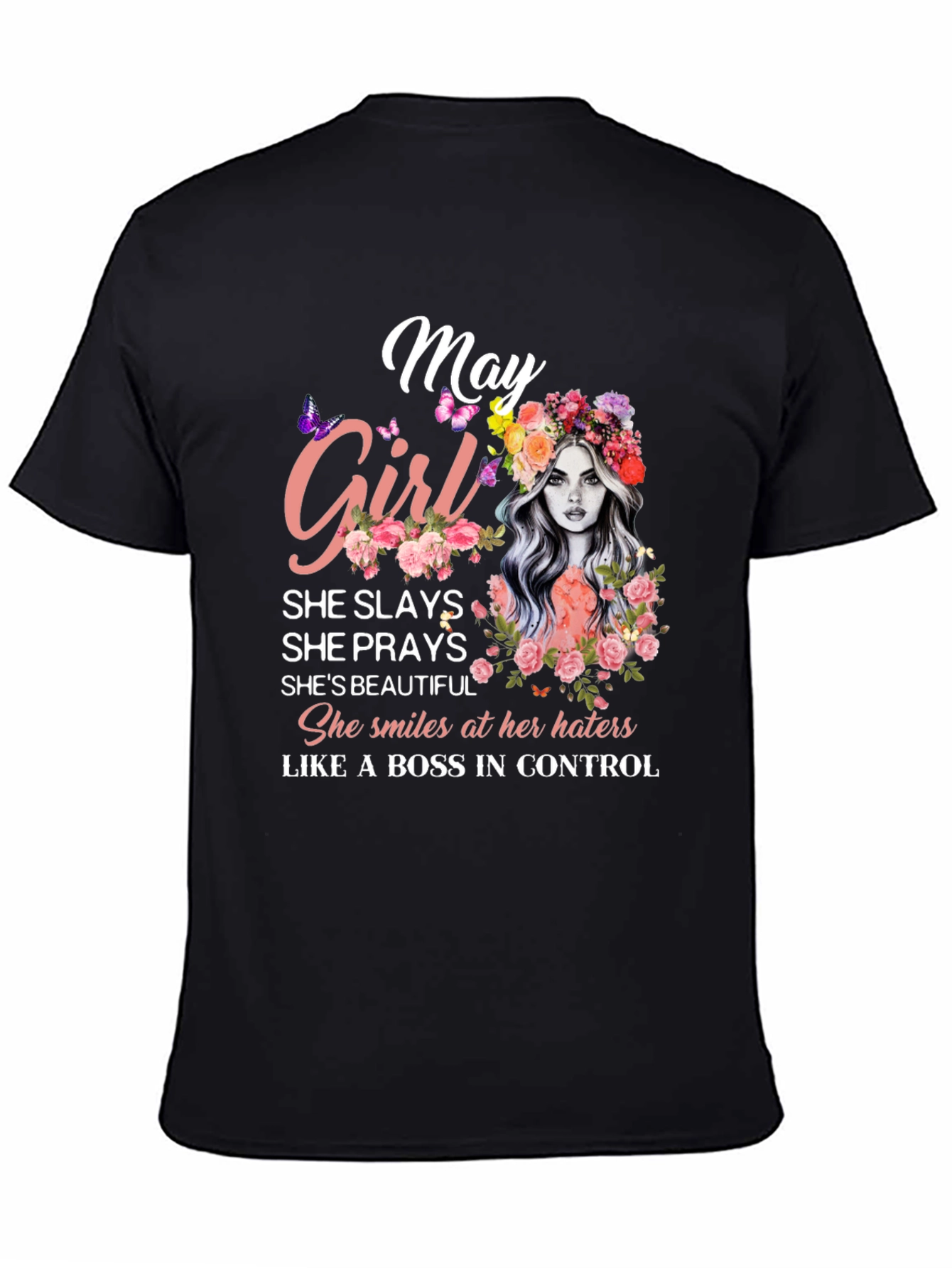 May Girl T-Shirt - Birthday Gift for Women