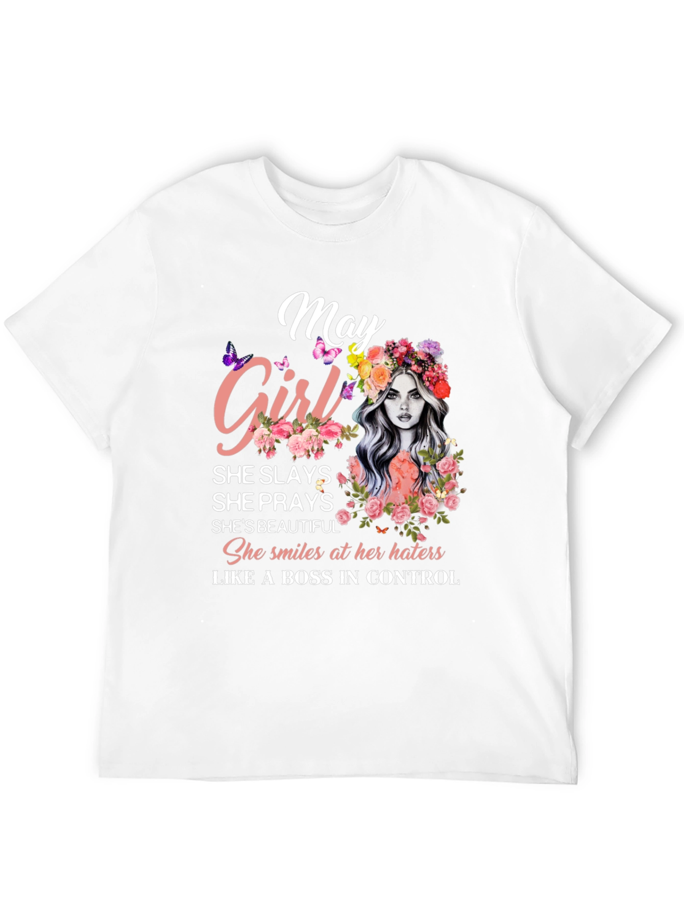 May Girl T-Shirt - Birthday Gift for Women