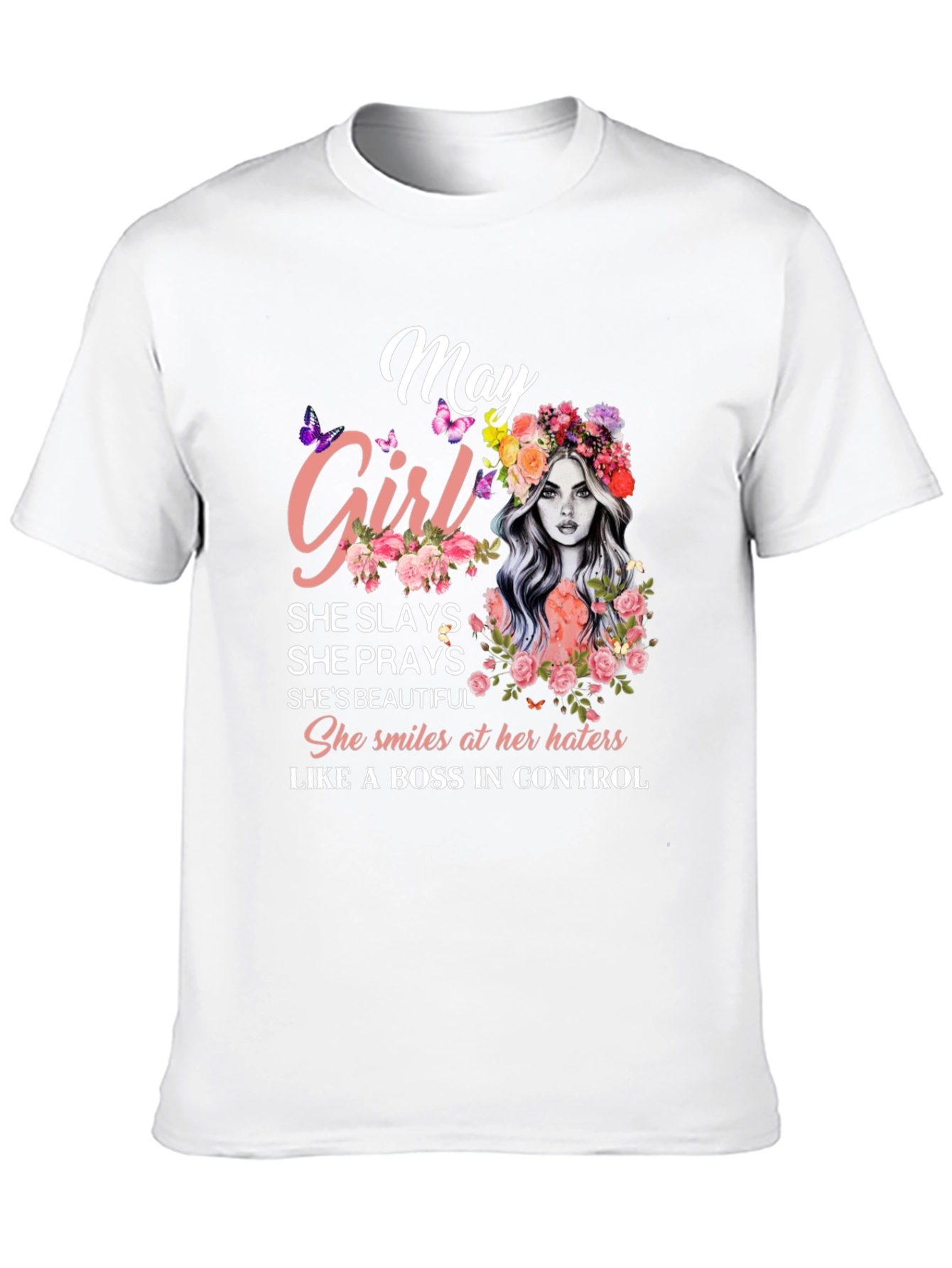 May Girl T-Shirt - Birthday Gift for Women