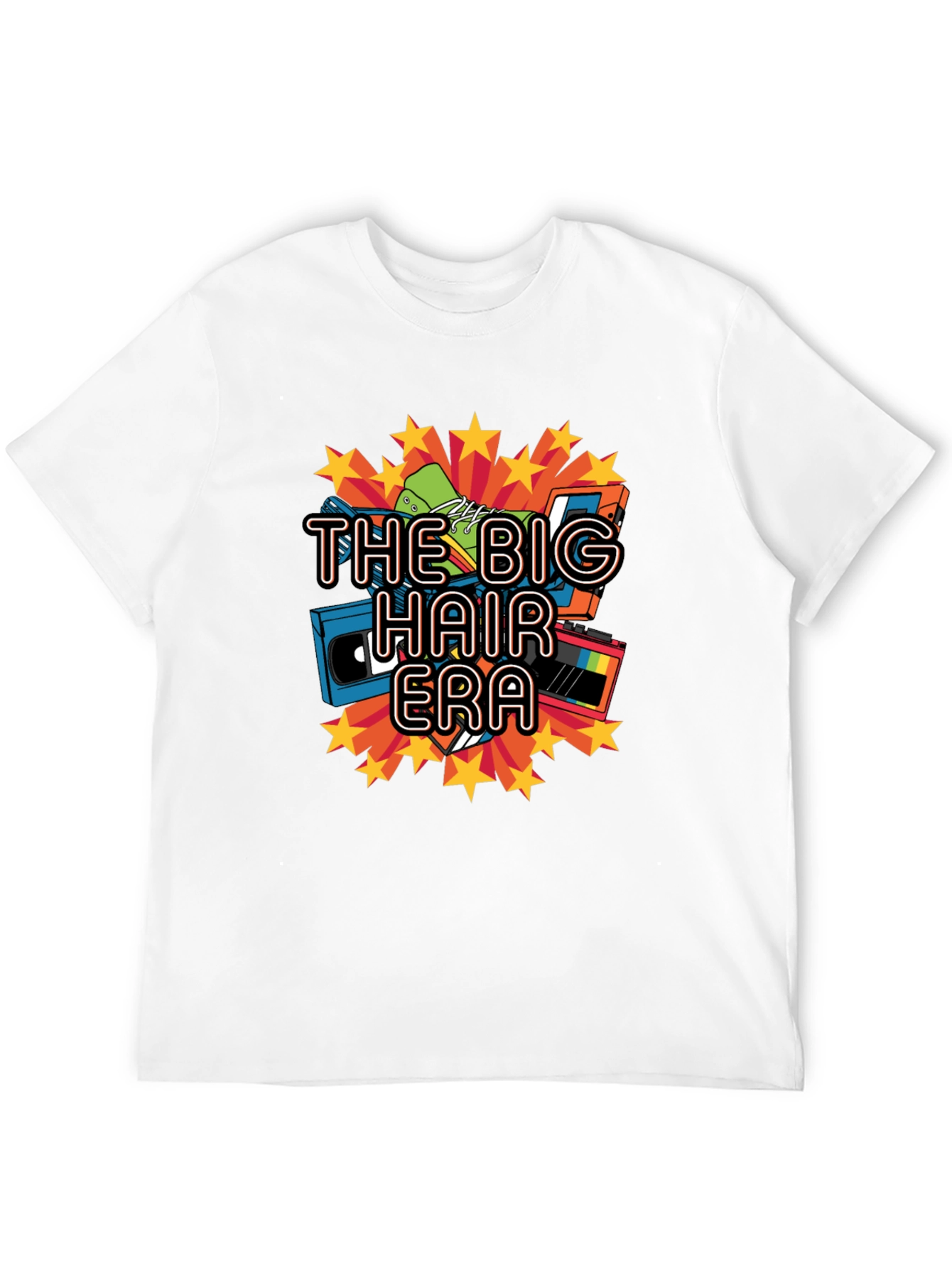 The Big Hair Era T-Shirt - Retro 80s Style