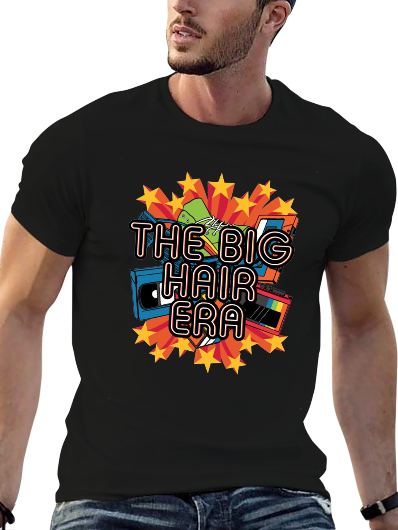 The Big Hair Era T-Shirt - Retro 80s Style