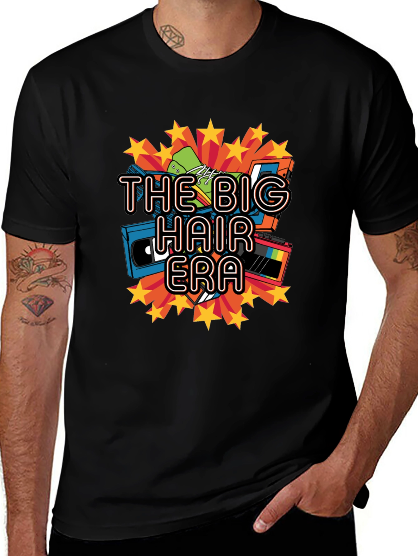 The Big Hair Era T-Shirt - Retro 80s Style
