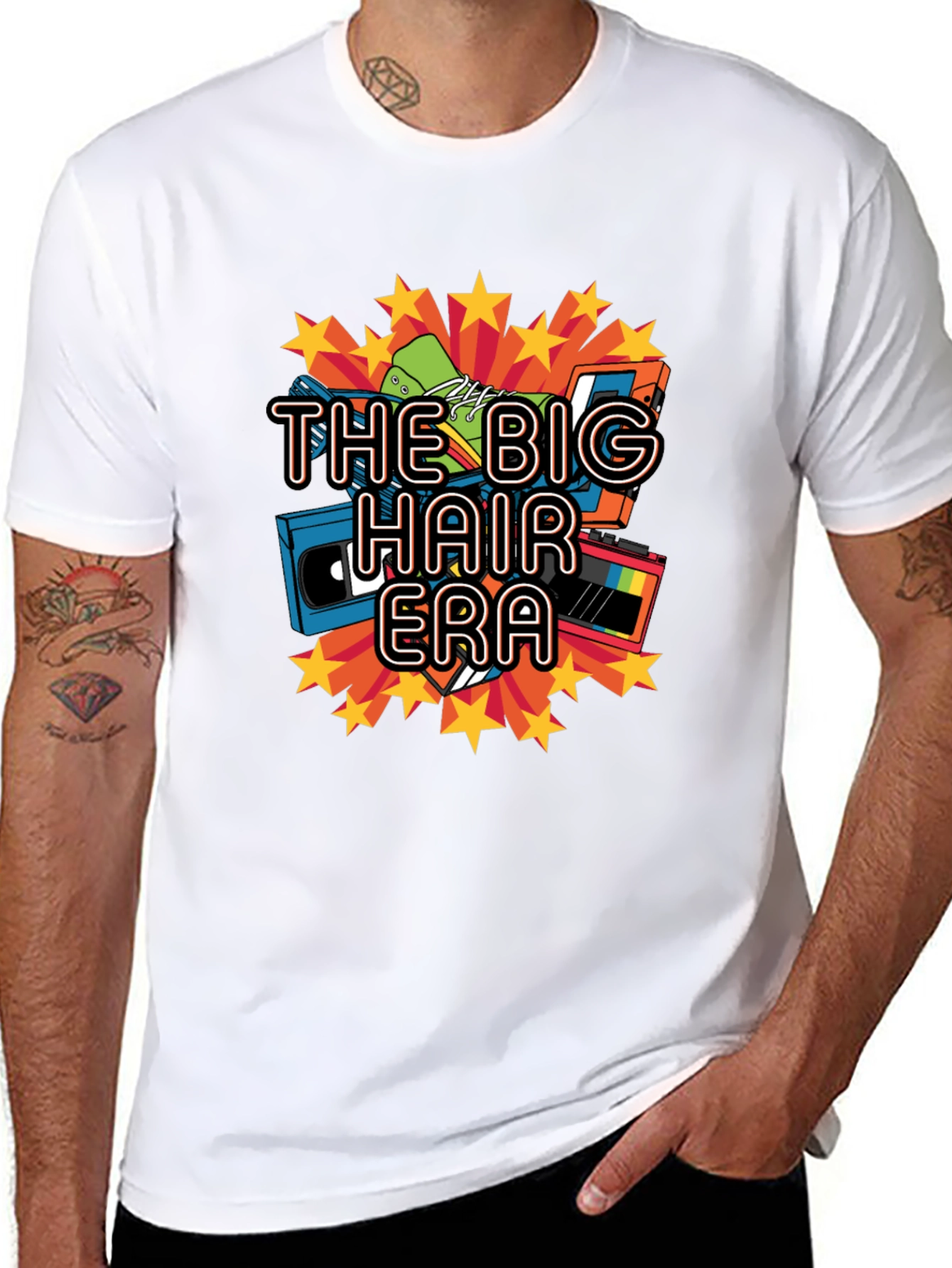 The Big Hair Era T-Shirt - Retro 80s Style