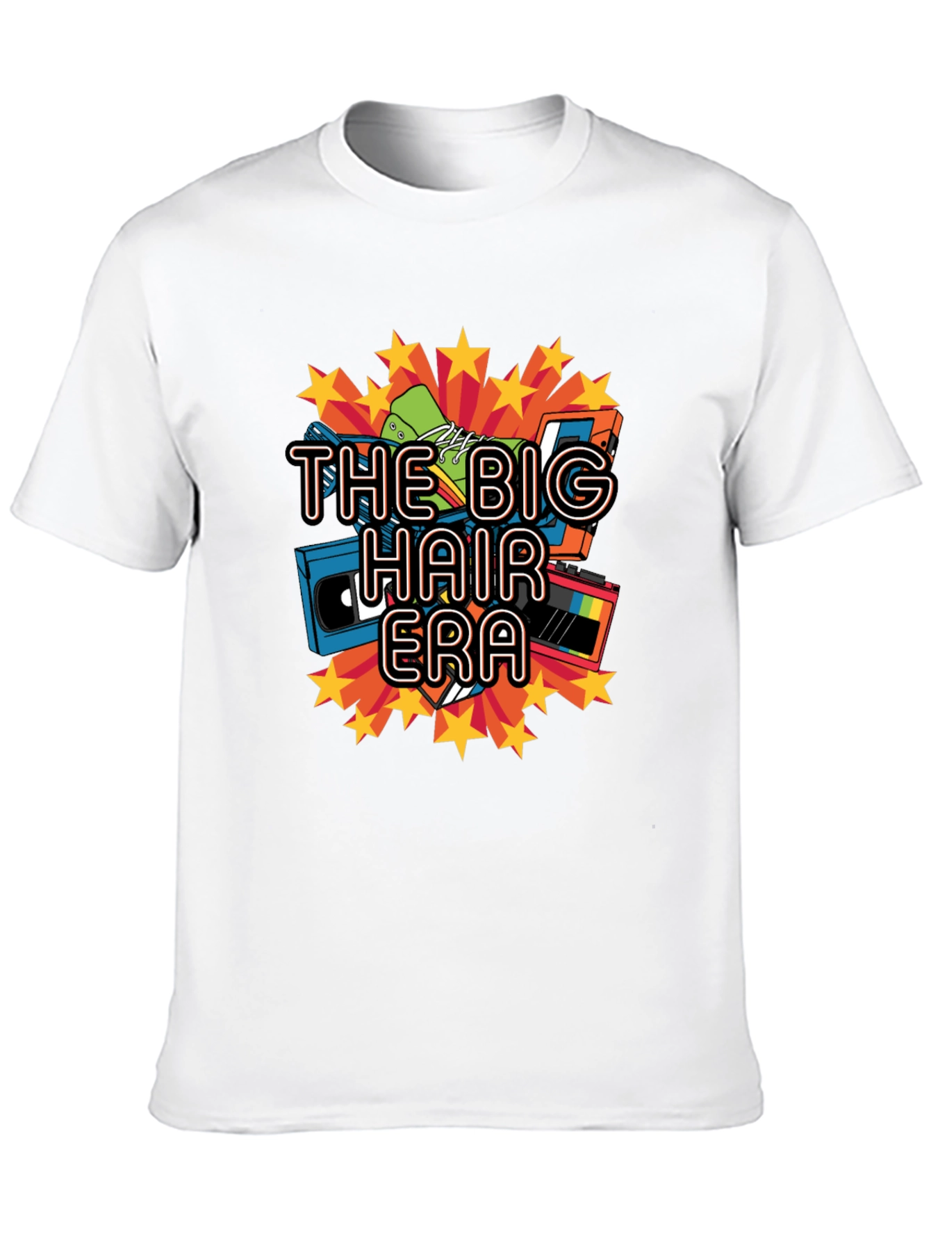 The Big Hair Era T-Shirt - Retro 80s Style