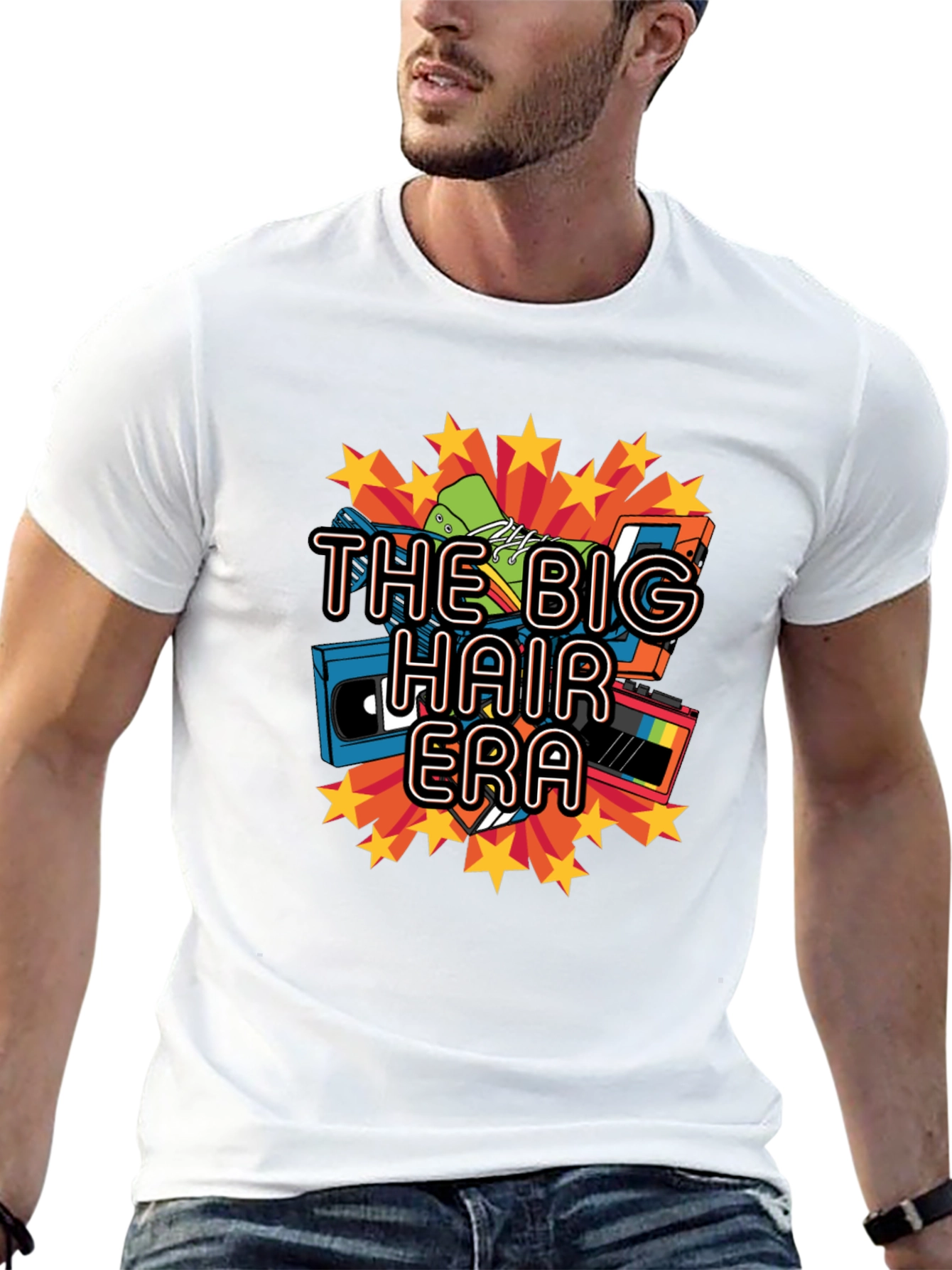 The Big Hair Era T-Shirt - Retro 80s Style
