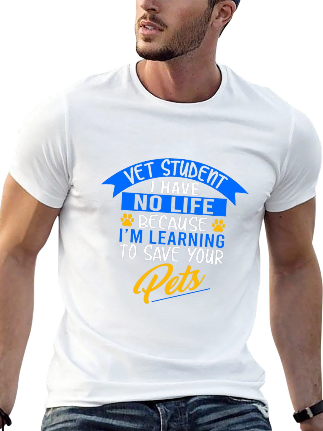 Vet Student No Life Save Your Pets Graphic T-Shirt