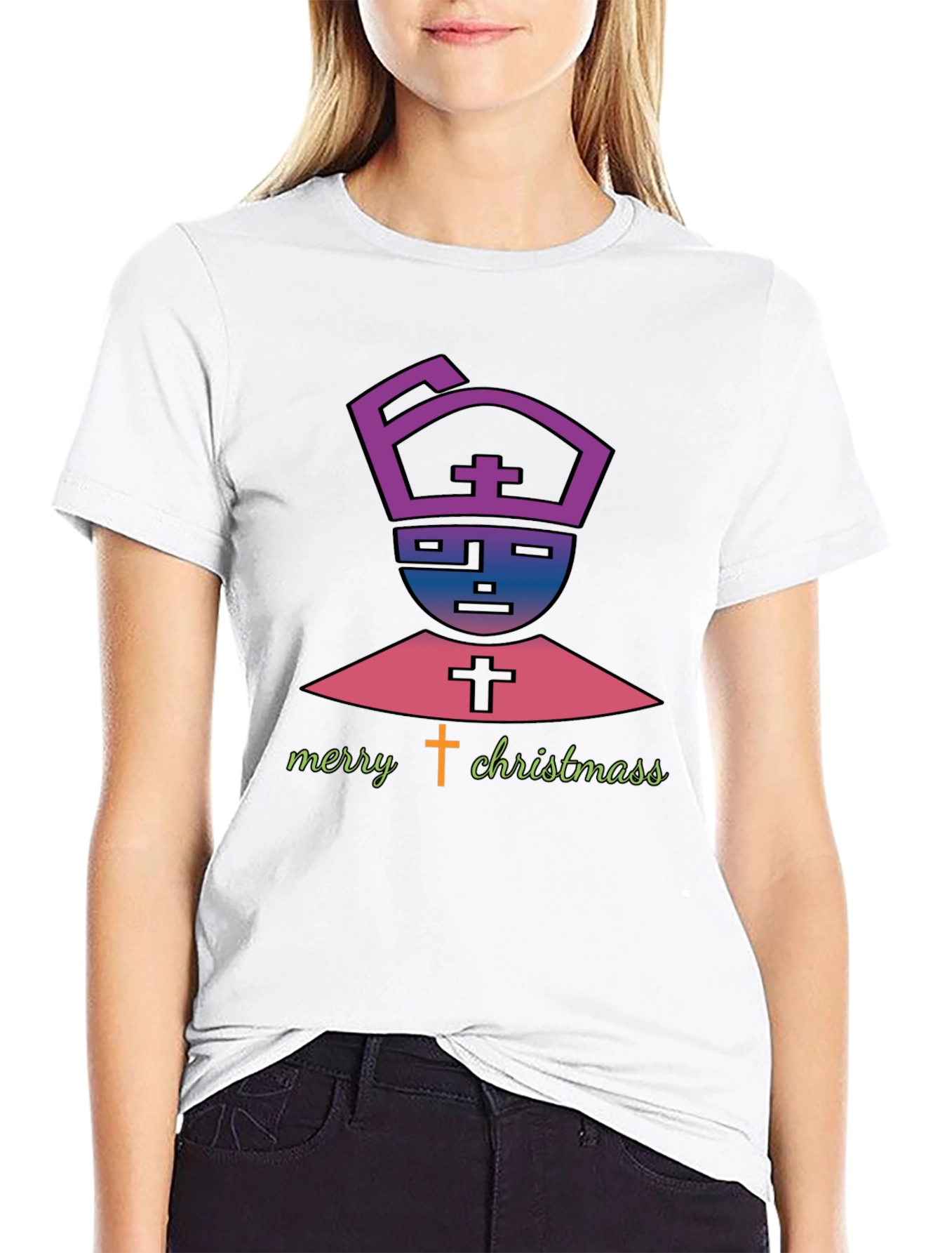 Merry Christmas Bishop Graphic Tee