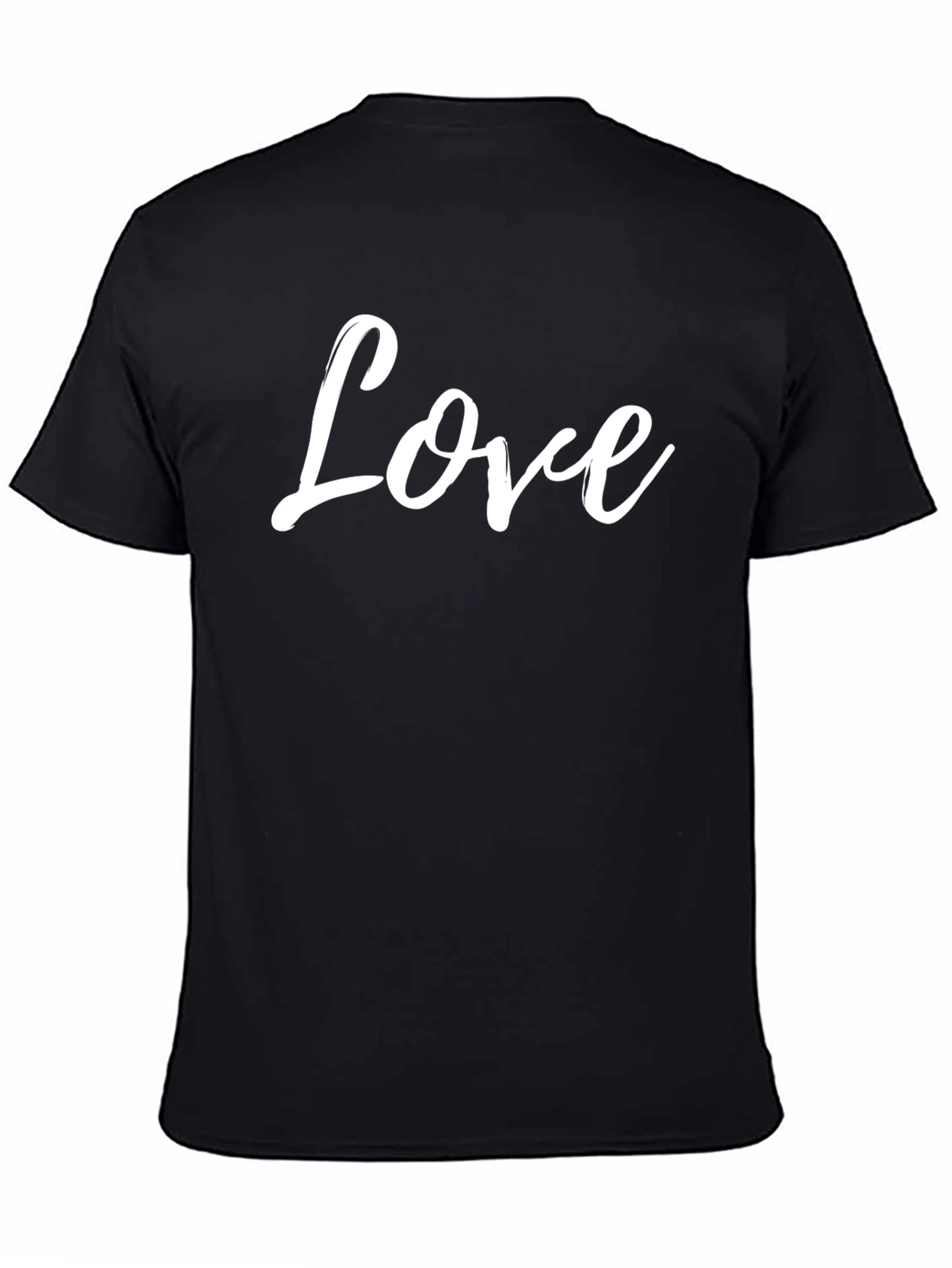 Love Graphic Black T-Shirt - Casual Comfort