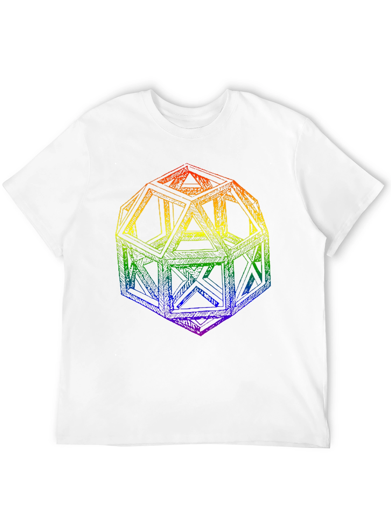 Geometric Rainbow T-Shirt