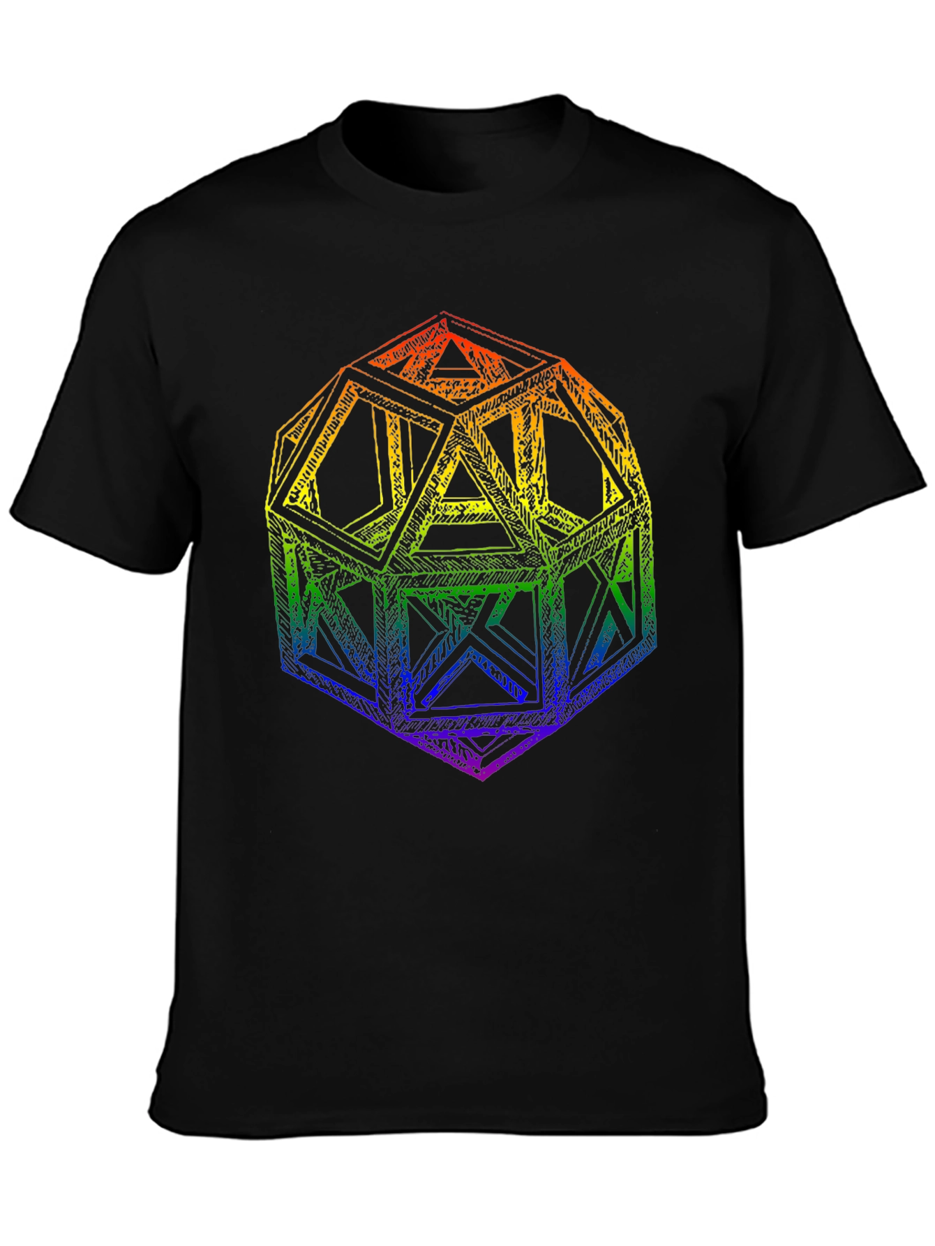 Geometric Rainbow T-Shirt