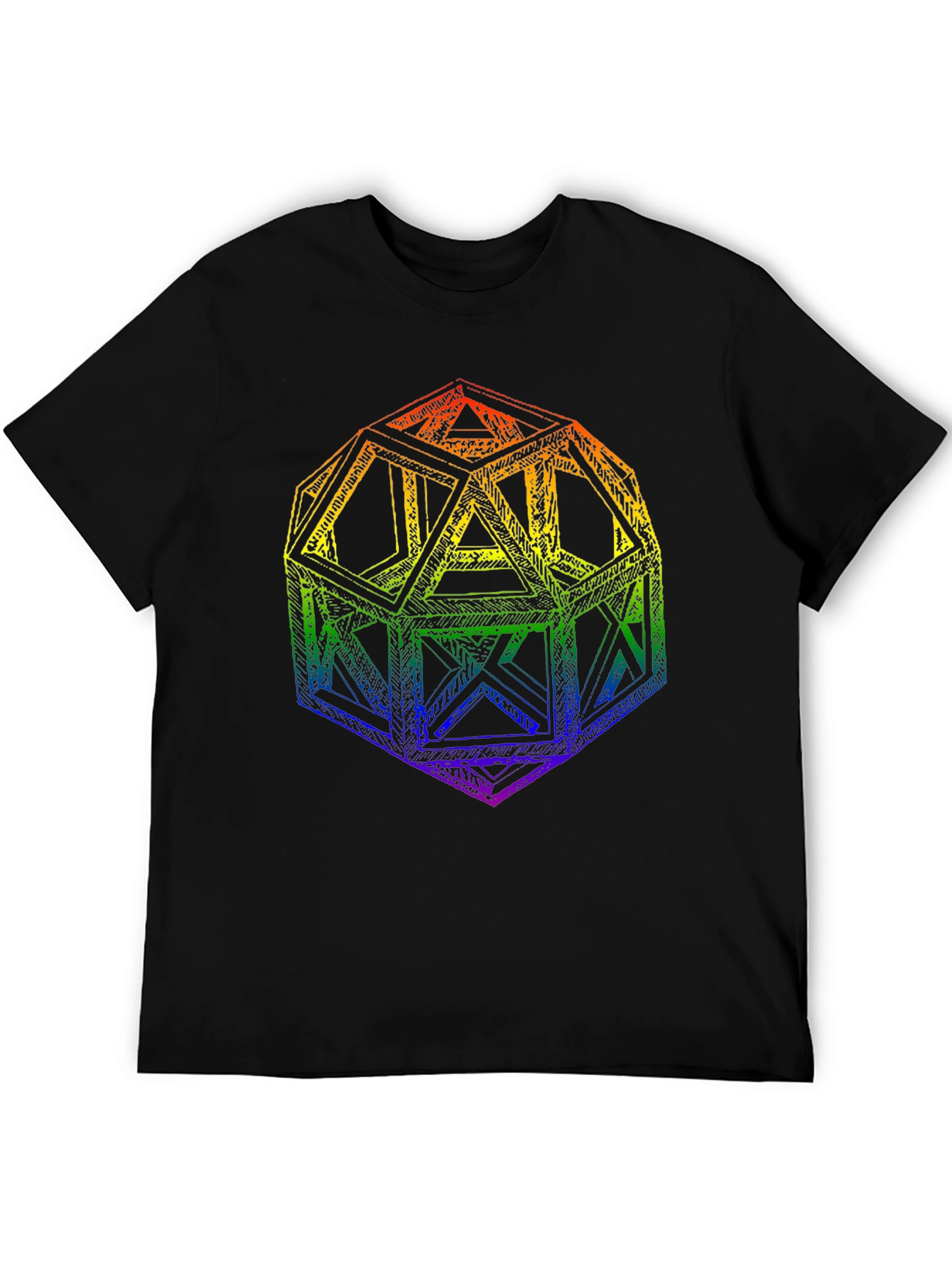 Geometric Rainbow T-Shirt