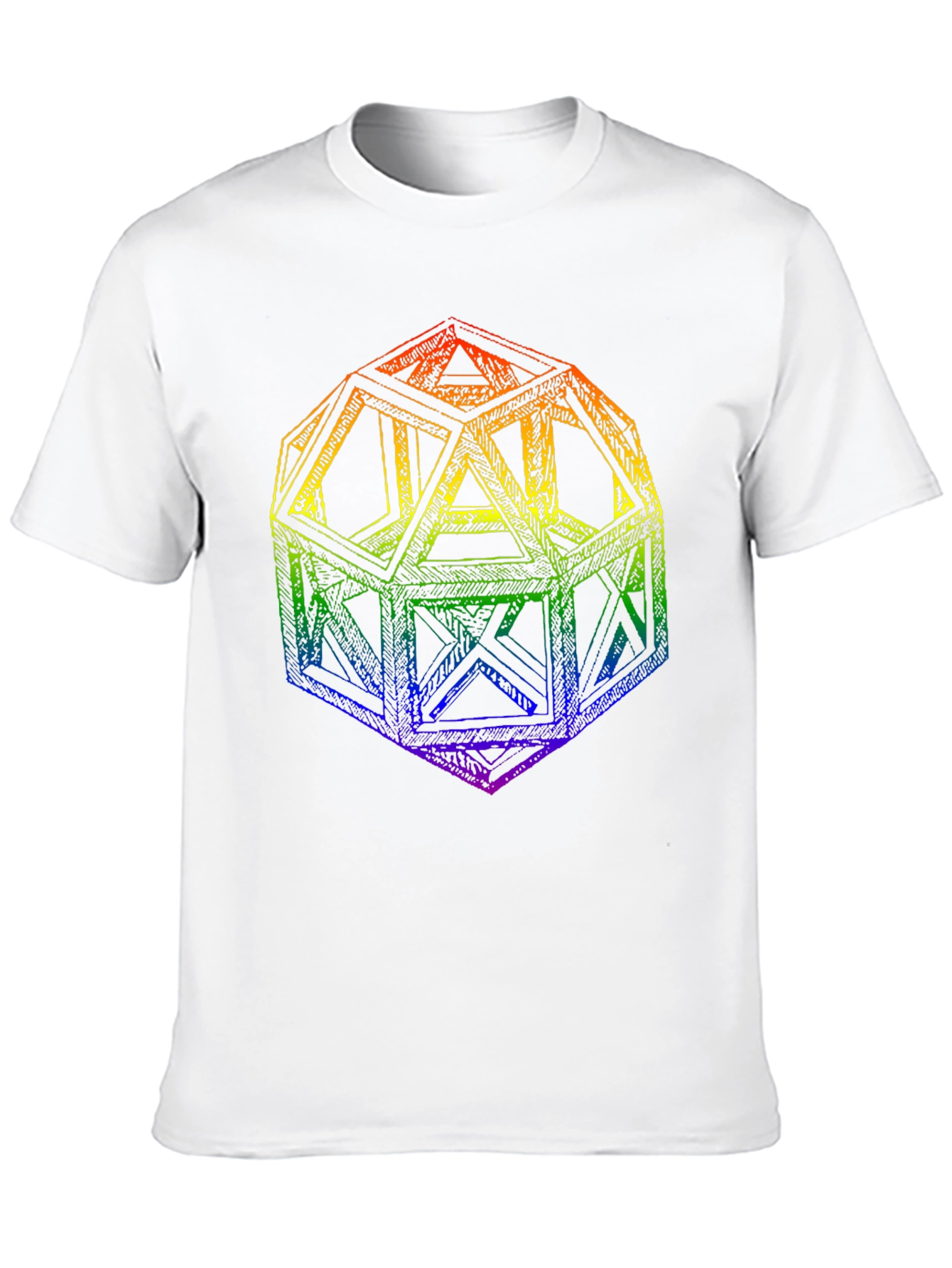 Geometric Rainbow T-Shirt