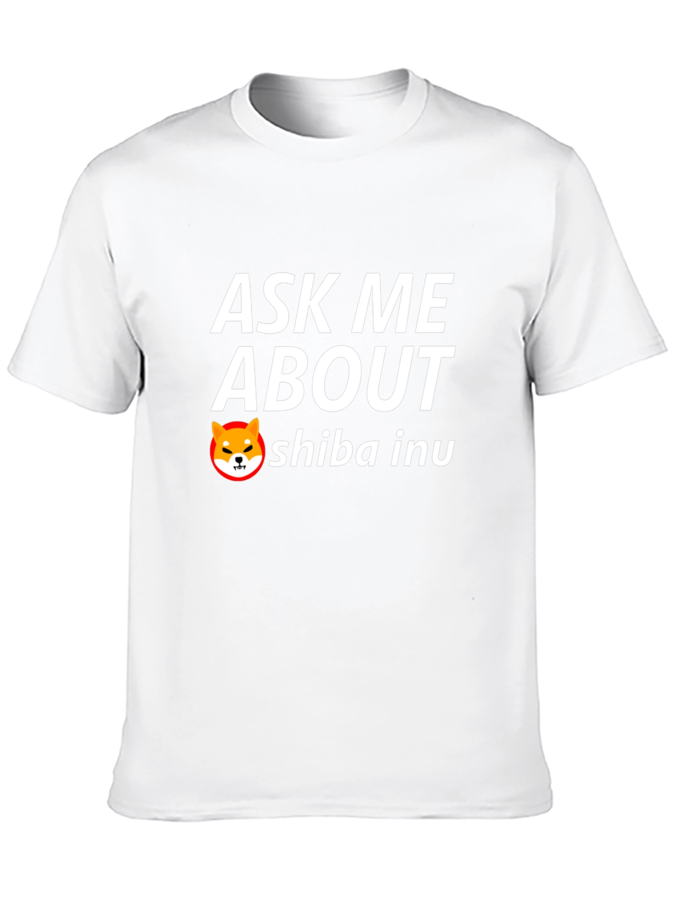 Ask Me About Shiba Inu Black T-Shirt