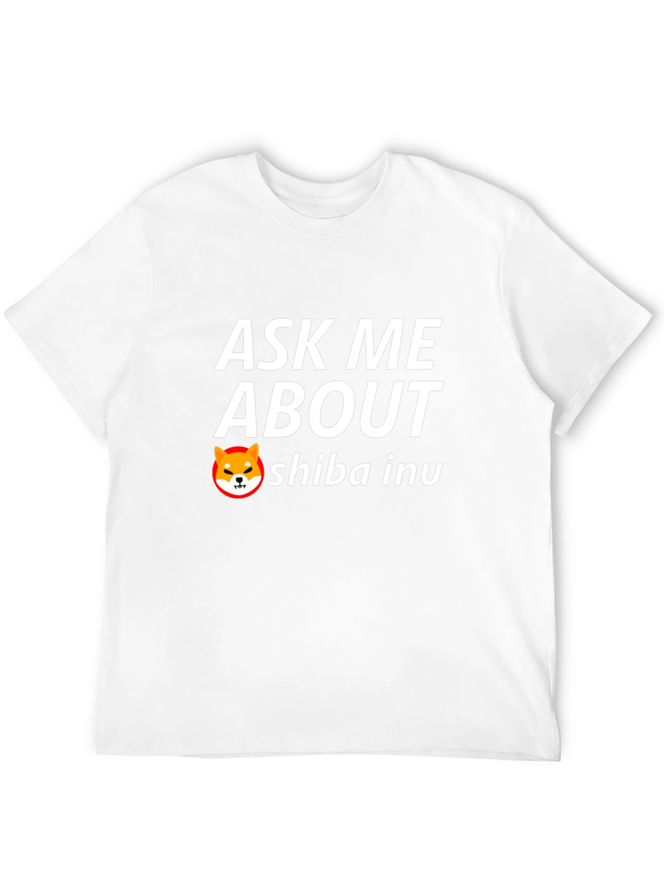 Ask Me About Shiba Inu Black T-Shirt