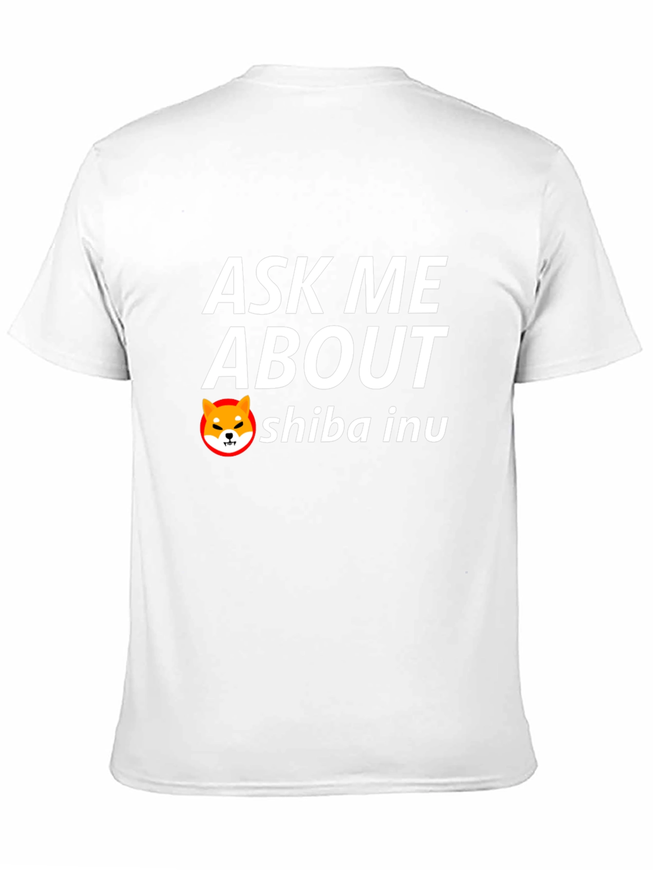 Ask Me About Shiba Inu Black T-Shirt