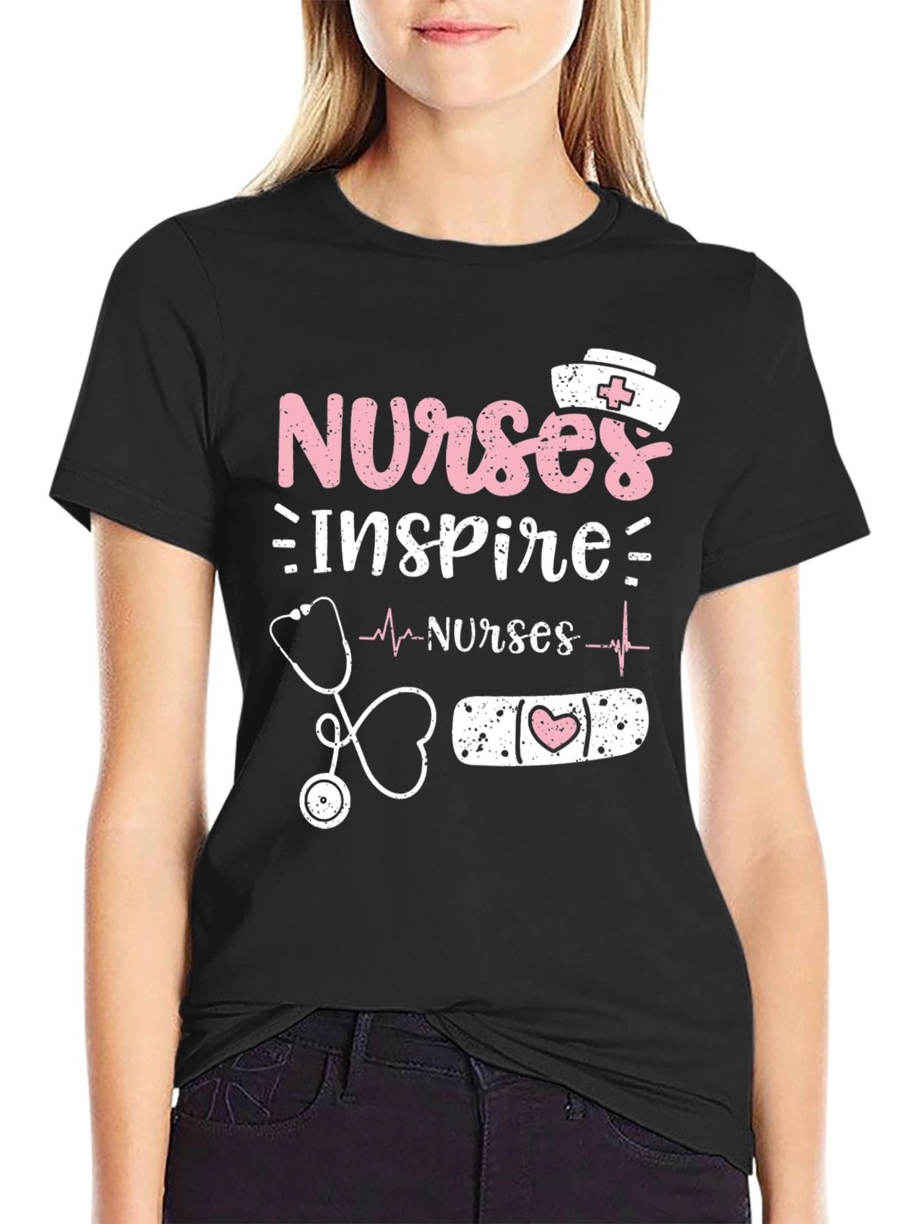 Nurses Inspire Graphic T-Shirt