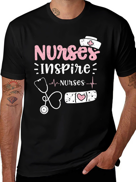 Nurses Inspire Graphic T-Shirt