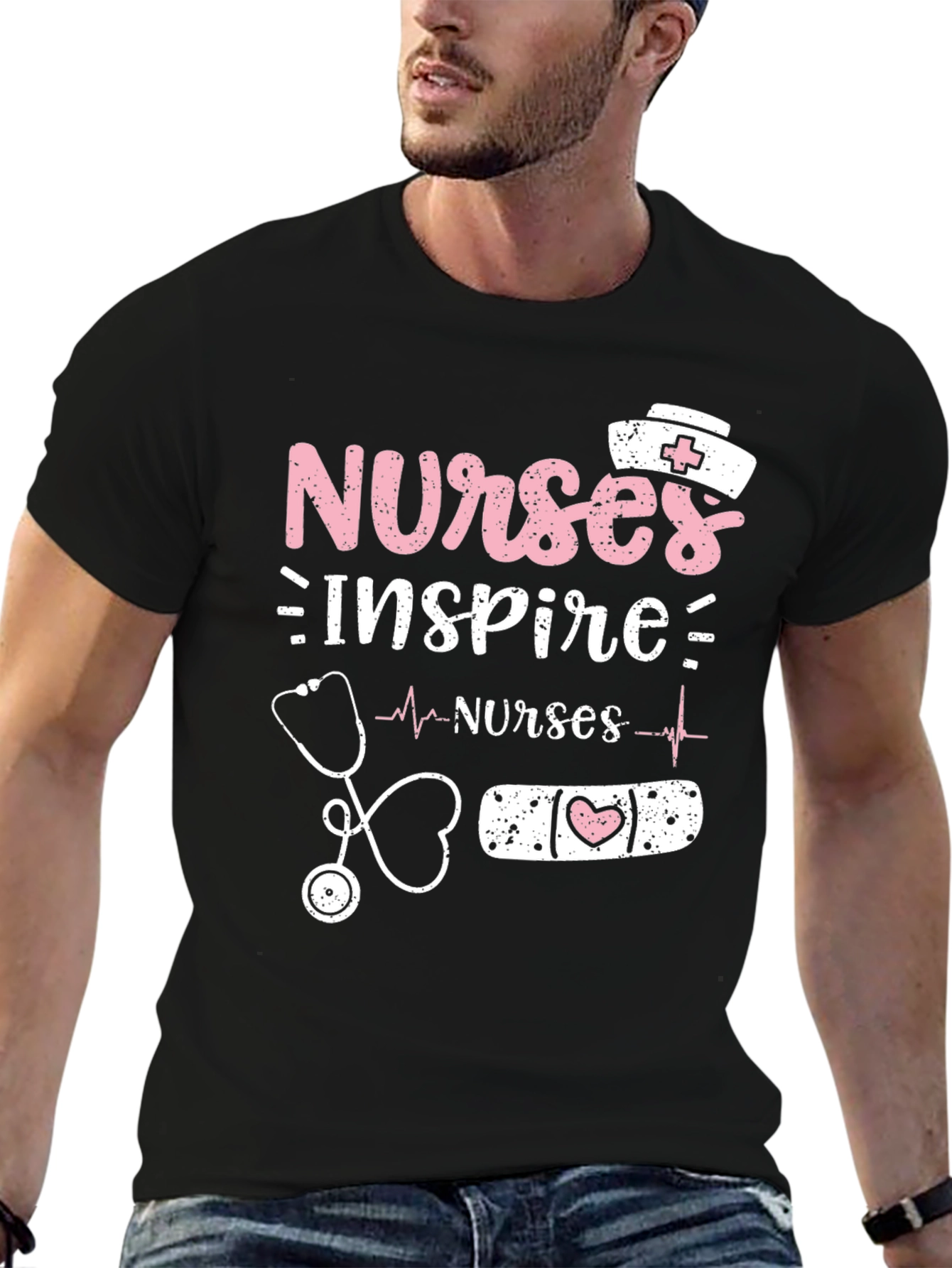 Nurses Inspire Graphic T-Shirt