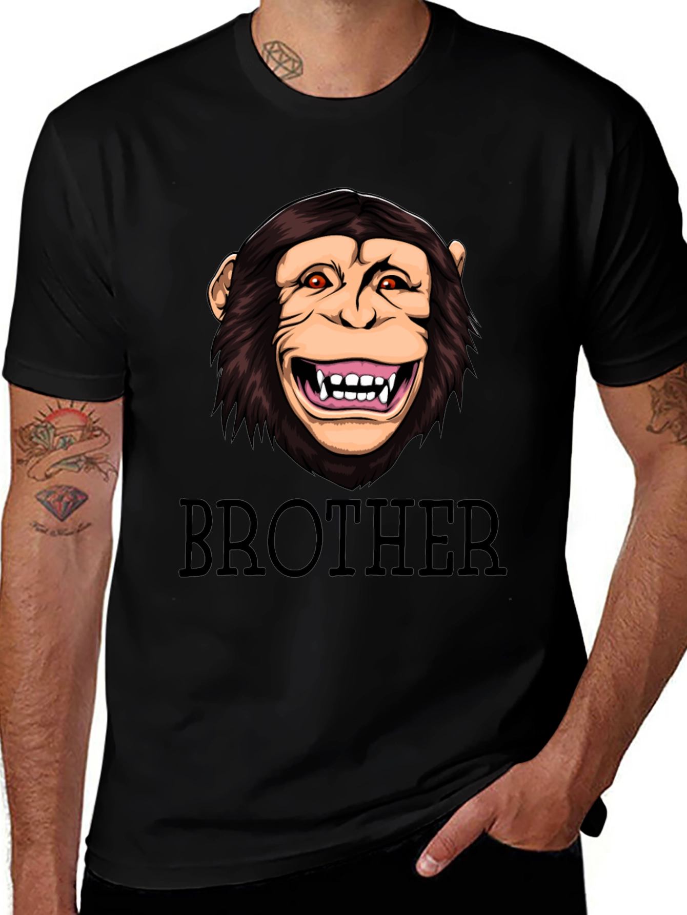 Brother Monkey Graphic T-Shirt