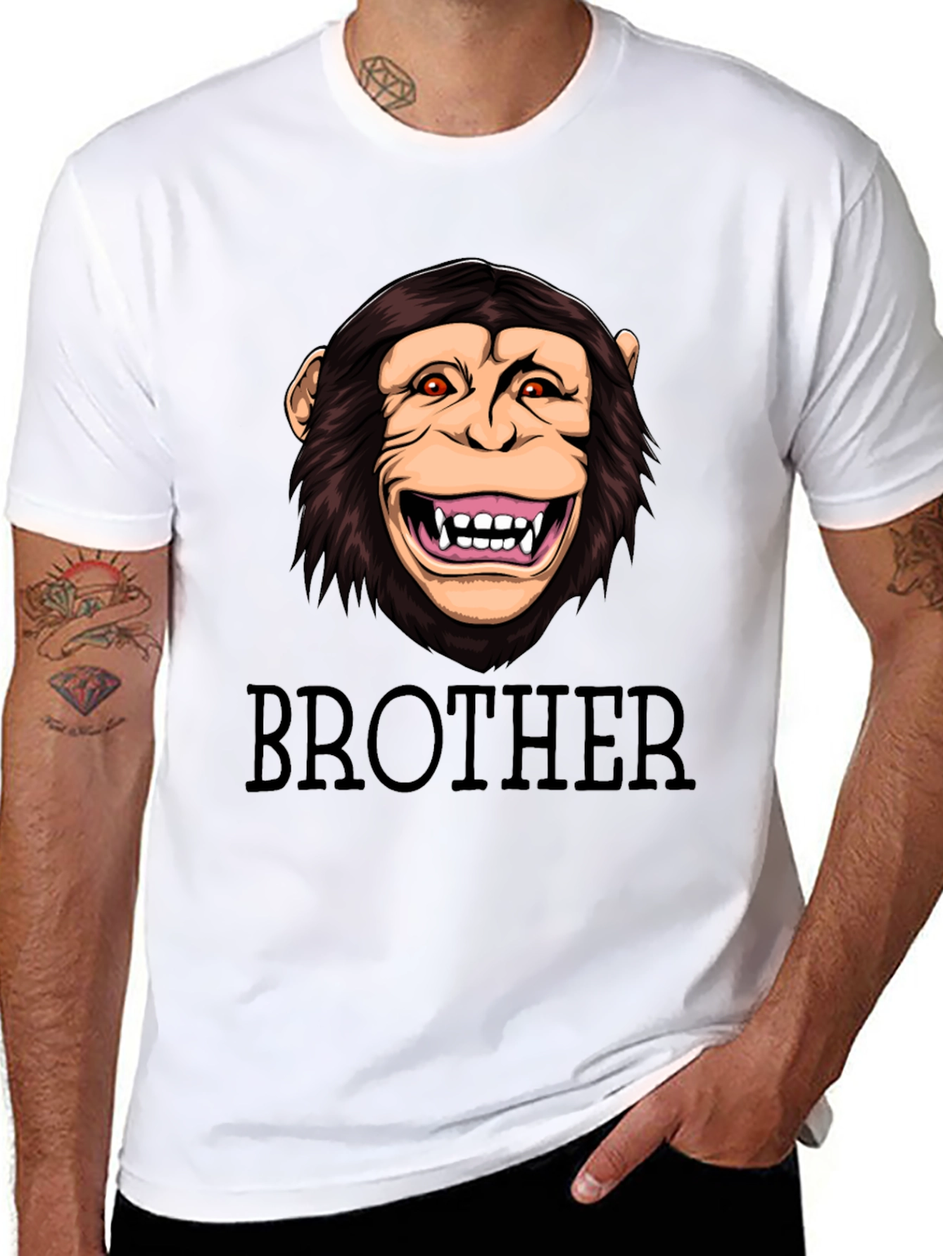 Brother Monkey Graphic T-Shirt