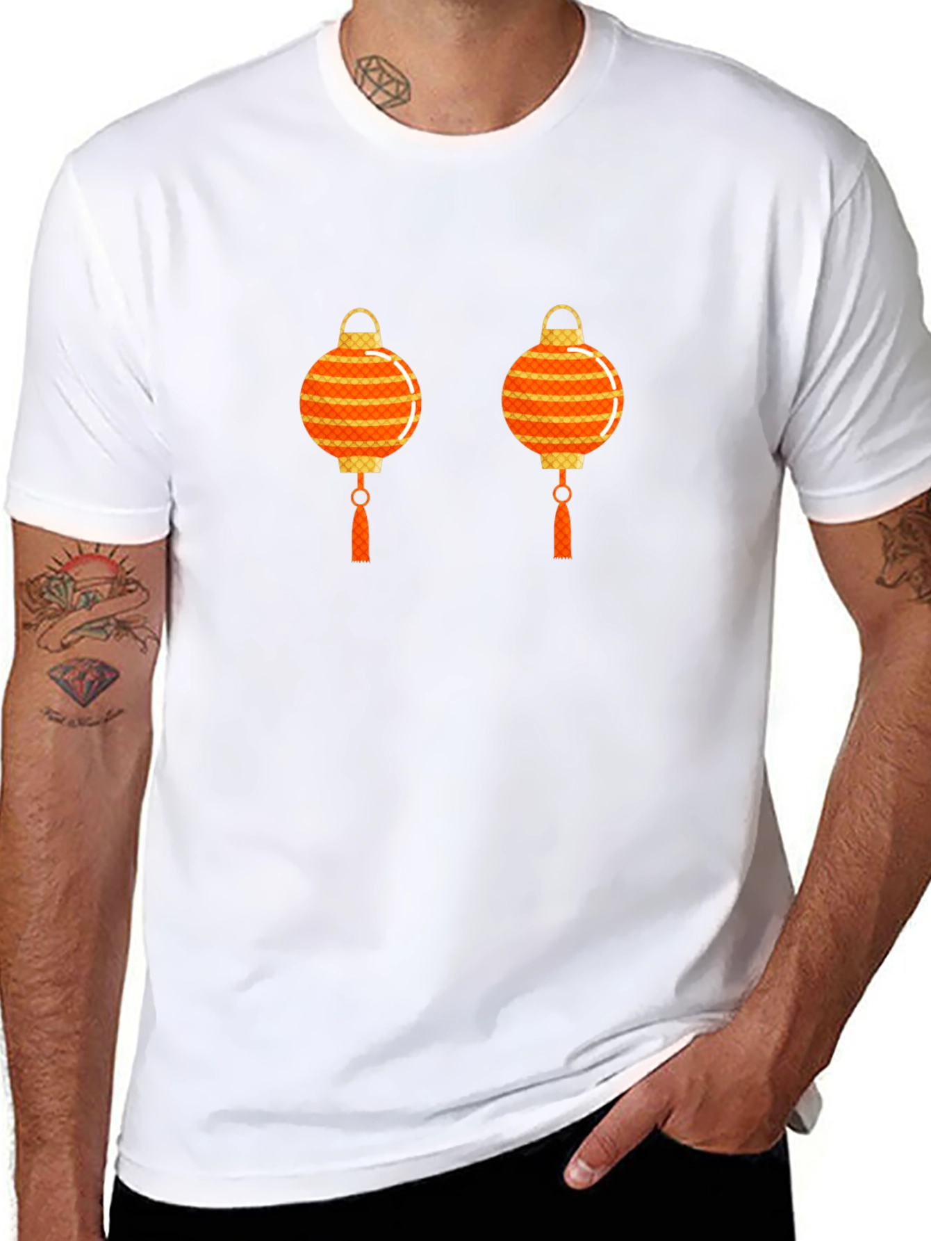 Lanterns Mens Graphic T-Shirt