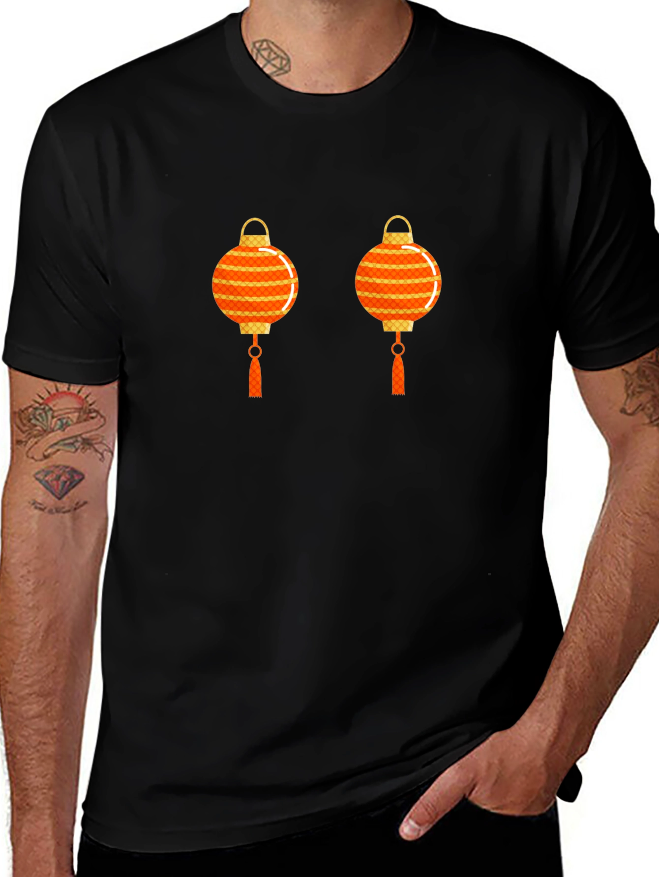 Lanterns Mens Graphic T-Shirt
