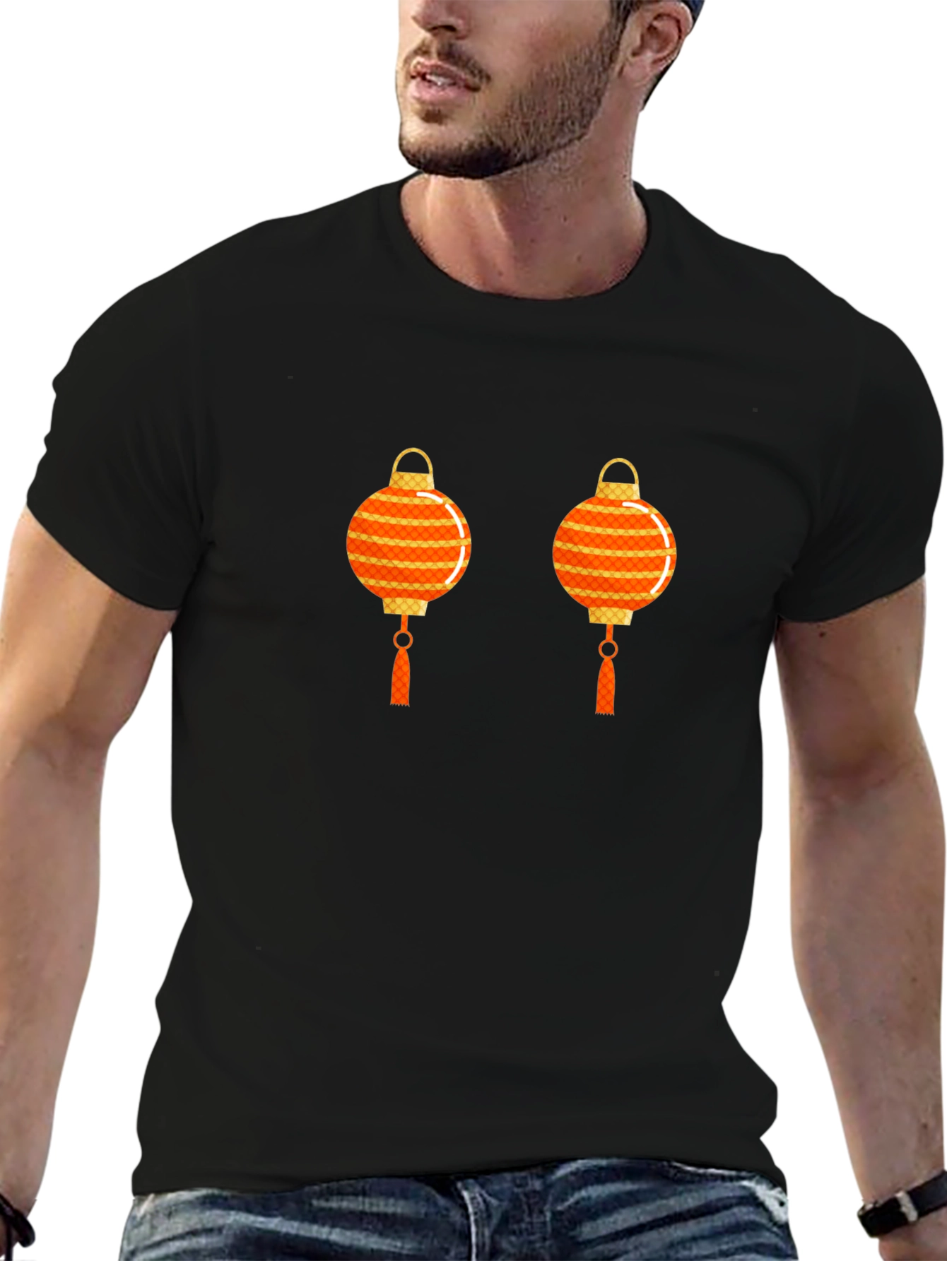Lanterns Mens Graphic T-Shirt