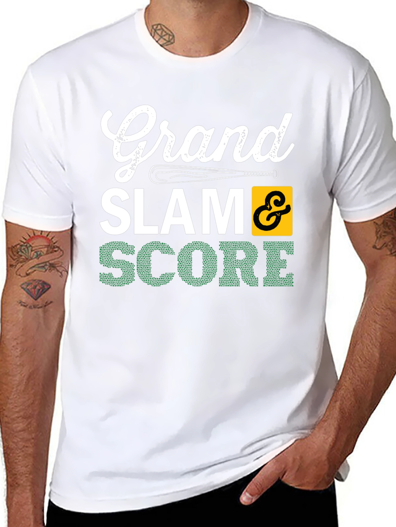 Grand Slam Score Black T-Shirt