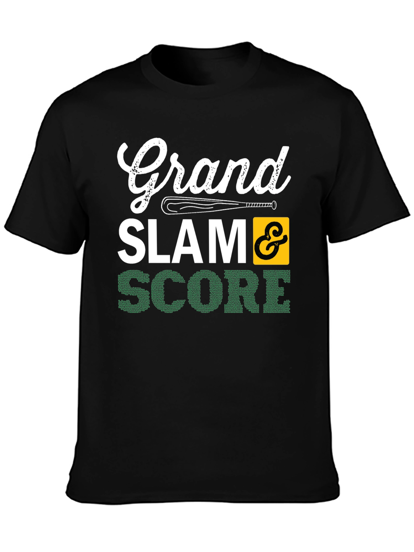 Grand Slam Score Black T-Shirt
